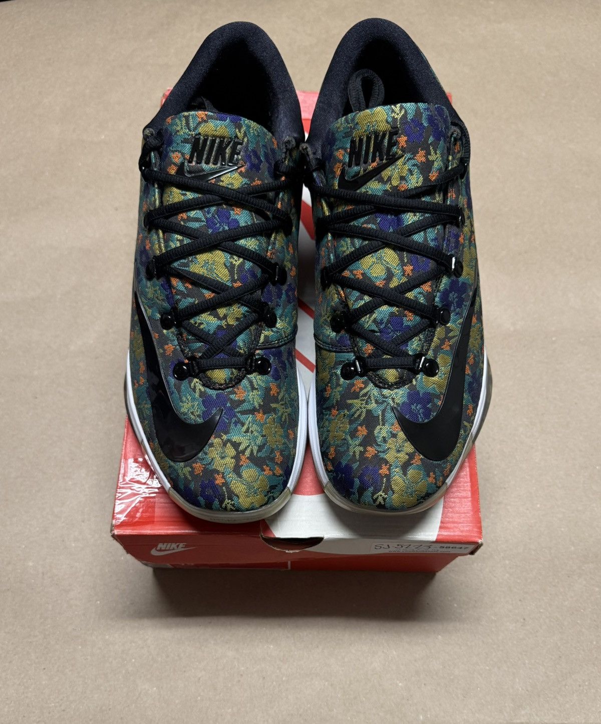 Nike Nike KD 6 EXT QS Floral Kevin Durant men’s sz 14 Basketball Size US 14 / EU 47 - 3 Thumbnail