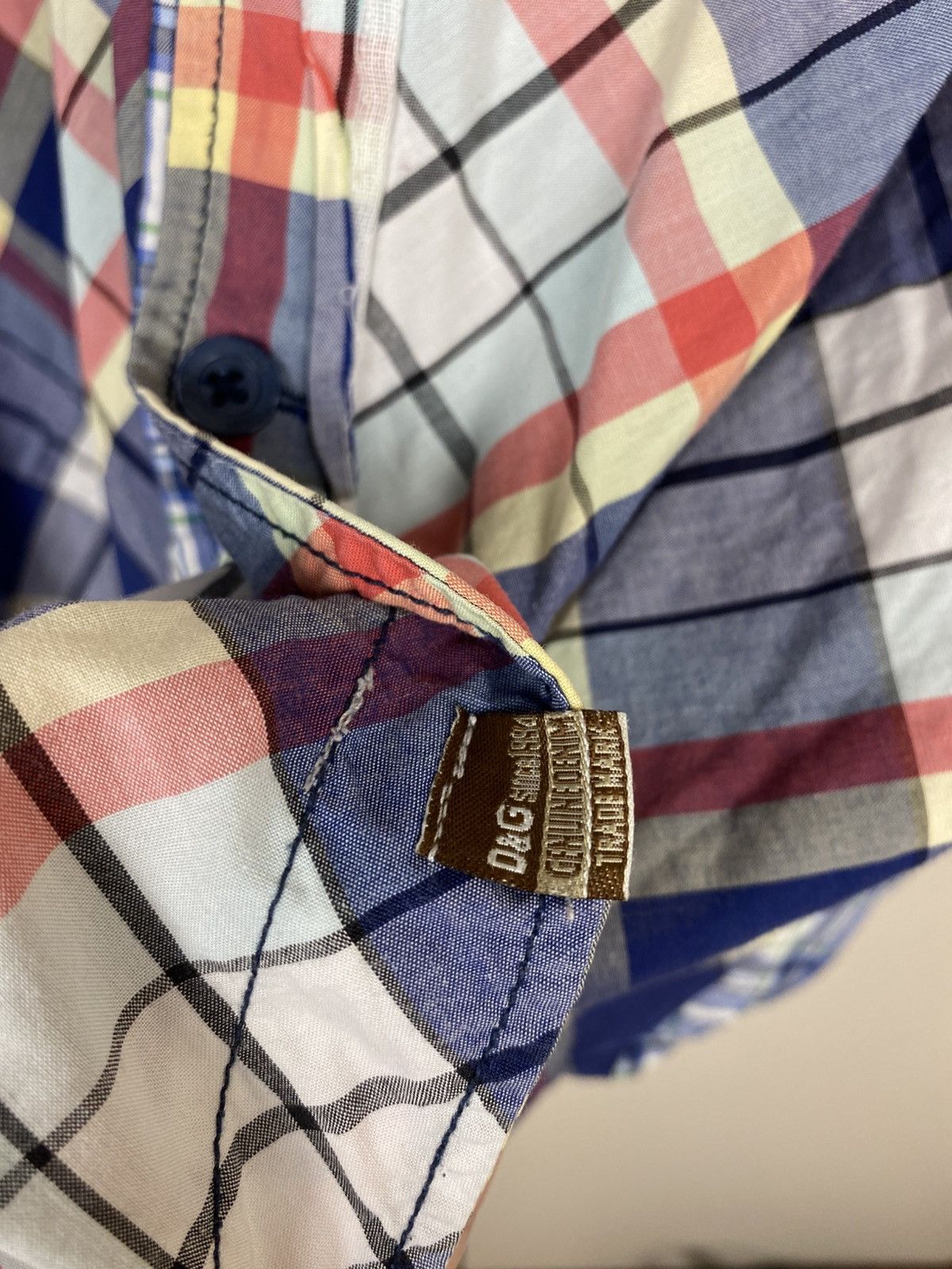 Dolce & Gabbana Vintage Dolce Gabbana Plaid Shirts Y2K Opium Luxury Style Size US XXL / EU 58 / 5 - 8 Thumbnail