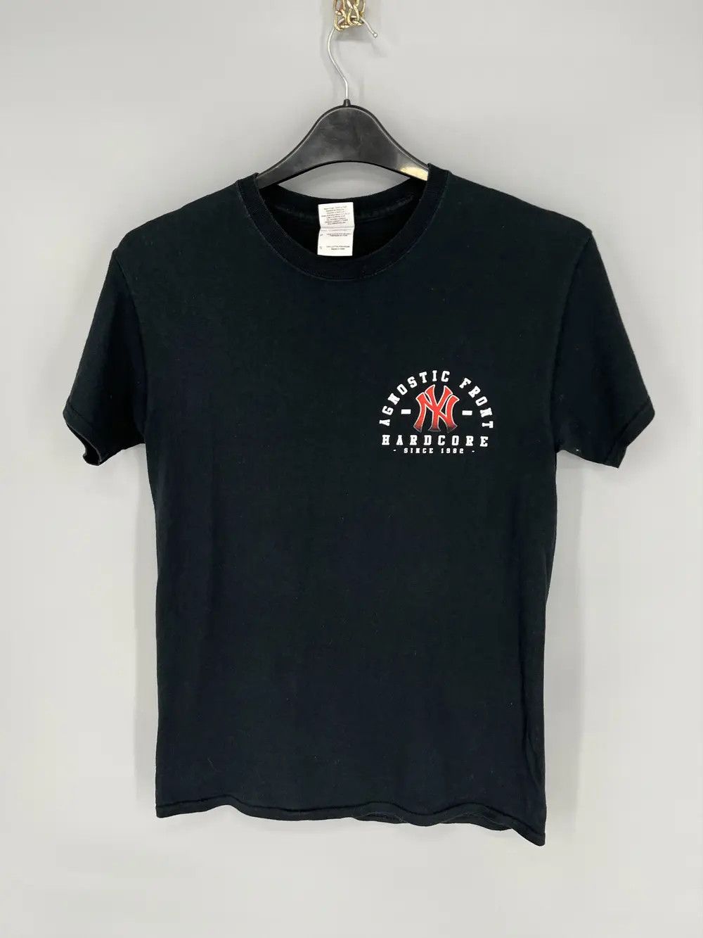 Band Tees × Vintage Agnostic Front NY Hardcore Vintage Y2K Rock Band Metal Tee Size US S / EU 44-46 / 1 - 4 Thumbnail