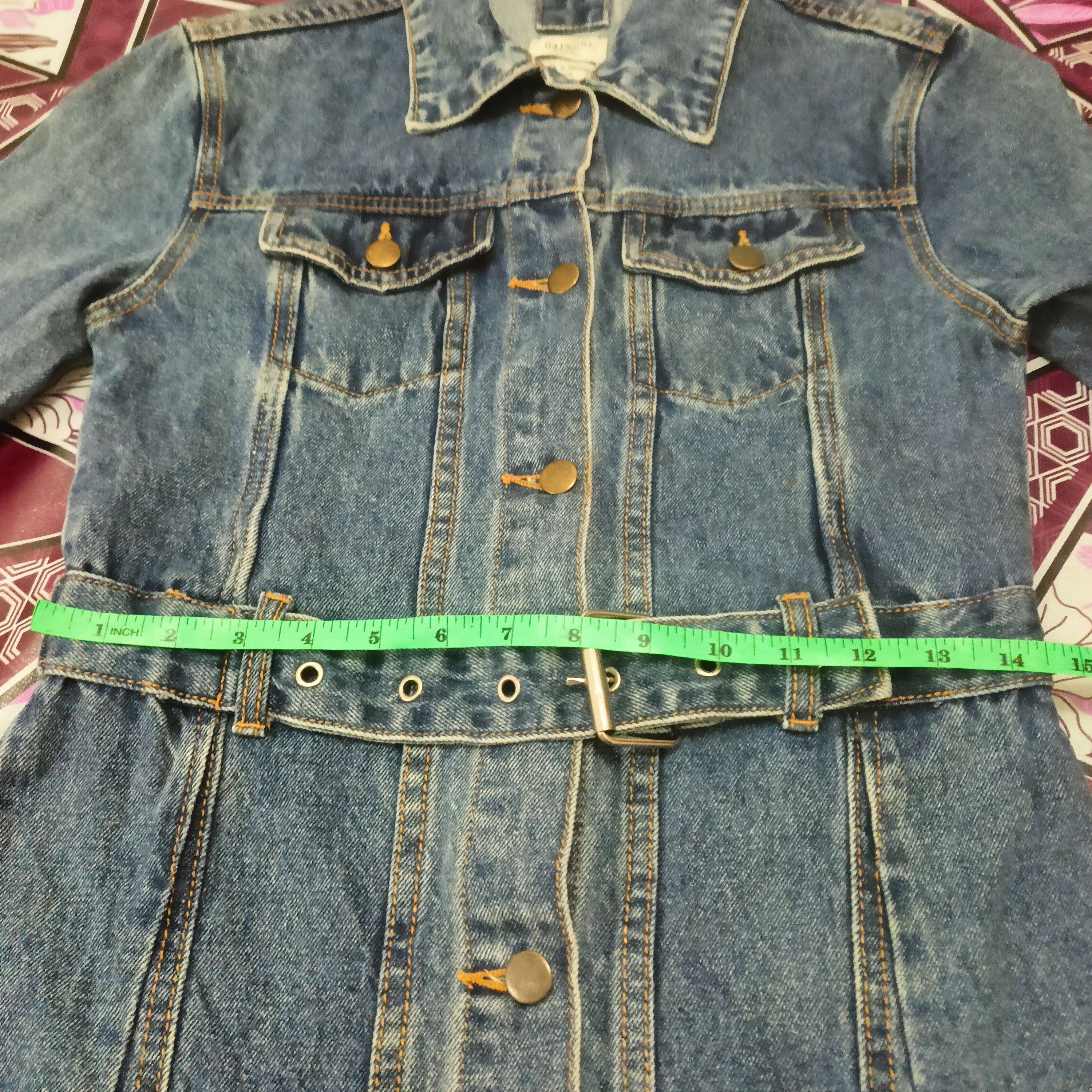 If Six Was Nine Garment Document Denim Long Jacket Button Size S / US 4 / IT 40 - 21 Thumbnail