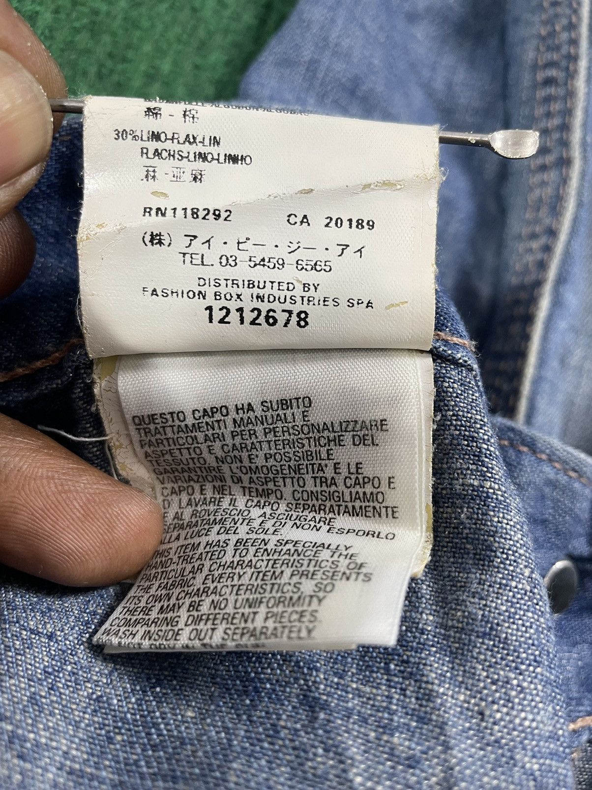 Replay Vintage Replay Wide Leg Jeans Size US 34 / EU 50 - 11 Thumbnail