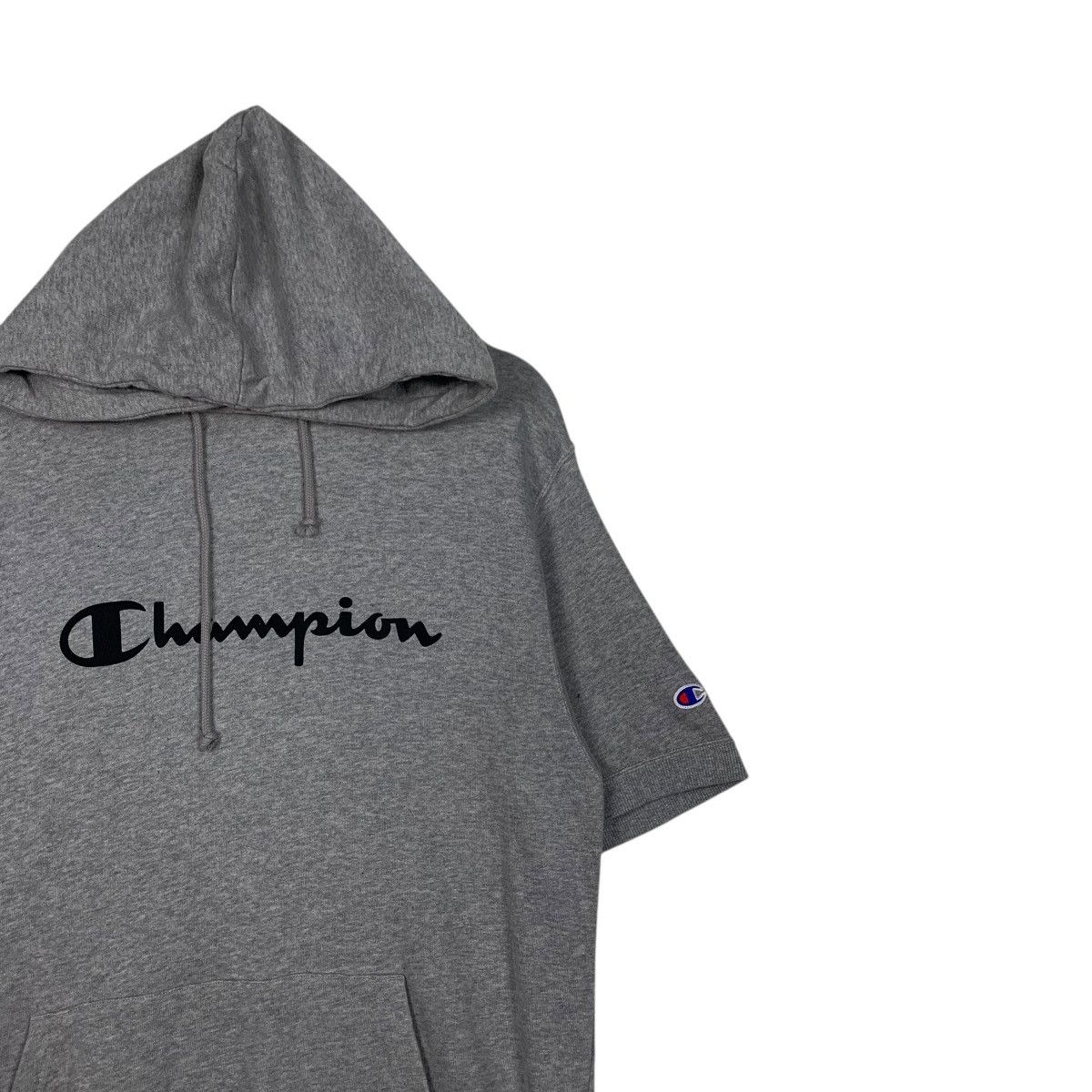 Champion CHAMPION Big Logo Short Sleeve Hoodies Pullover #2014-C87 Size XXL / US 16-18 / IT 52-54 - 5 Thumbnail