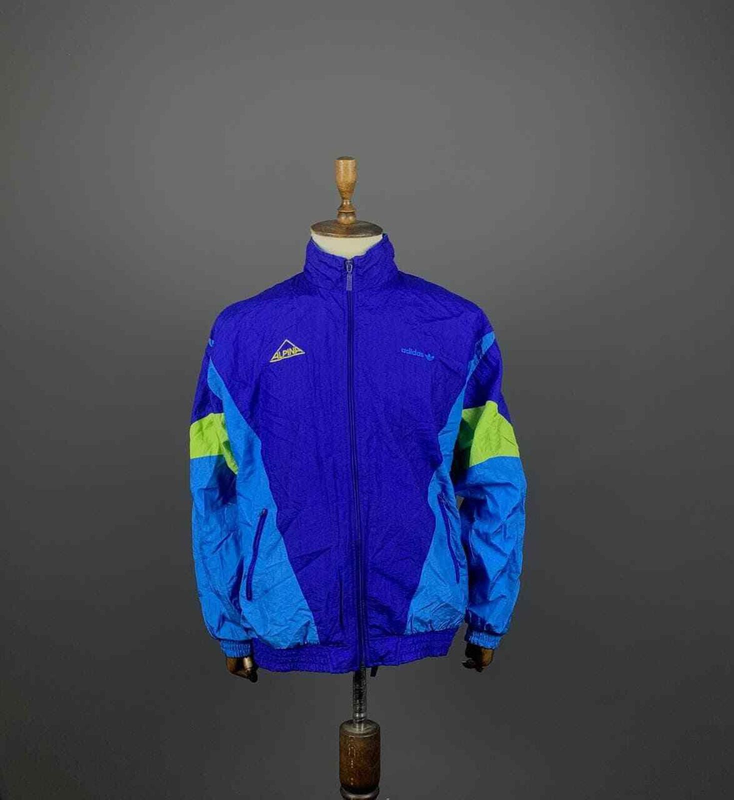 Adidas Men Adidas Alpina Vintage Blue Jacket Size D6 / F180 Size US M / EU 48-50 / 2 - 1 Thumbnail