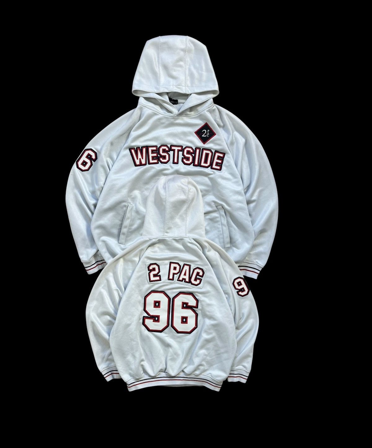Other Very Rare Hoodie 2 PAC Westside 96 Vintage 90’s Hip Hop Rap Size US L / EU 52-54 / 3 - 1 Thumbnail