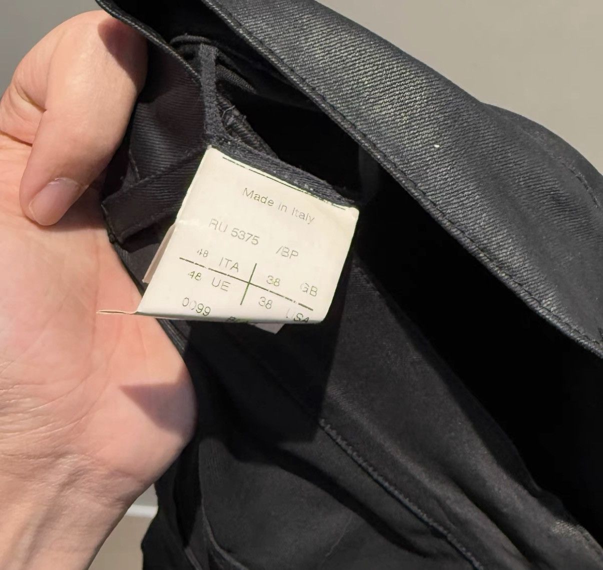 Rick Owens Rick Owens Mainline Diagonal-Fly Motorcycle Pants Size US 38 / EU 54 - 5 Thumbnail