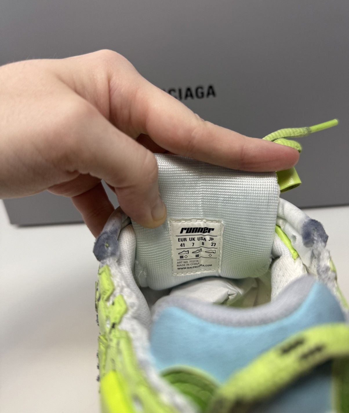 Balenciaga Balenciaga Marathon Runner Sneaker Yellow Unreleased Demna Size US 8 / EU 41 - 7 Thumbnail