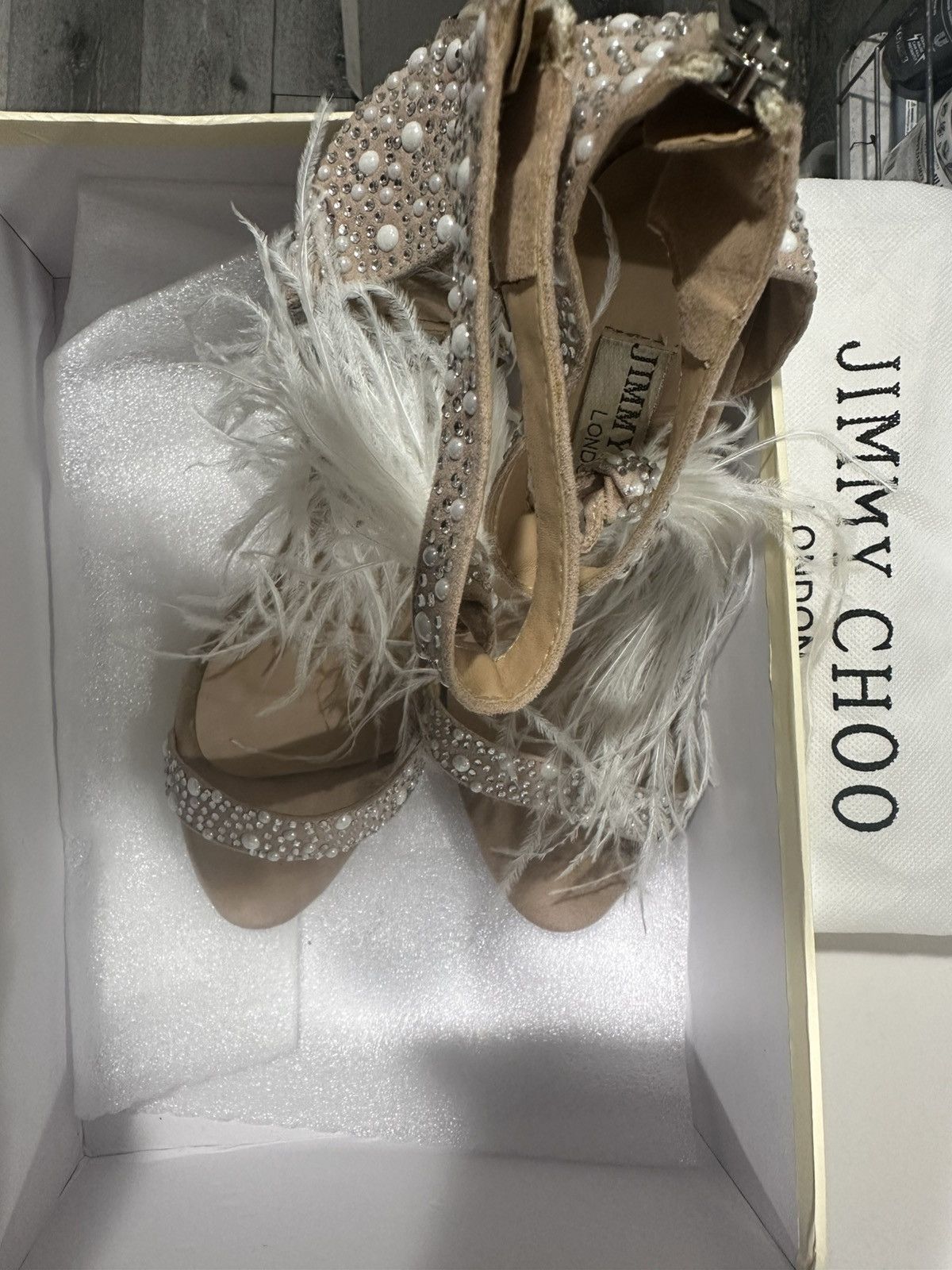 Jimmy Choo Jimmy Choo Violia sandal 110 heel Size US 6 / IT 36 - 4 Thumbnail