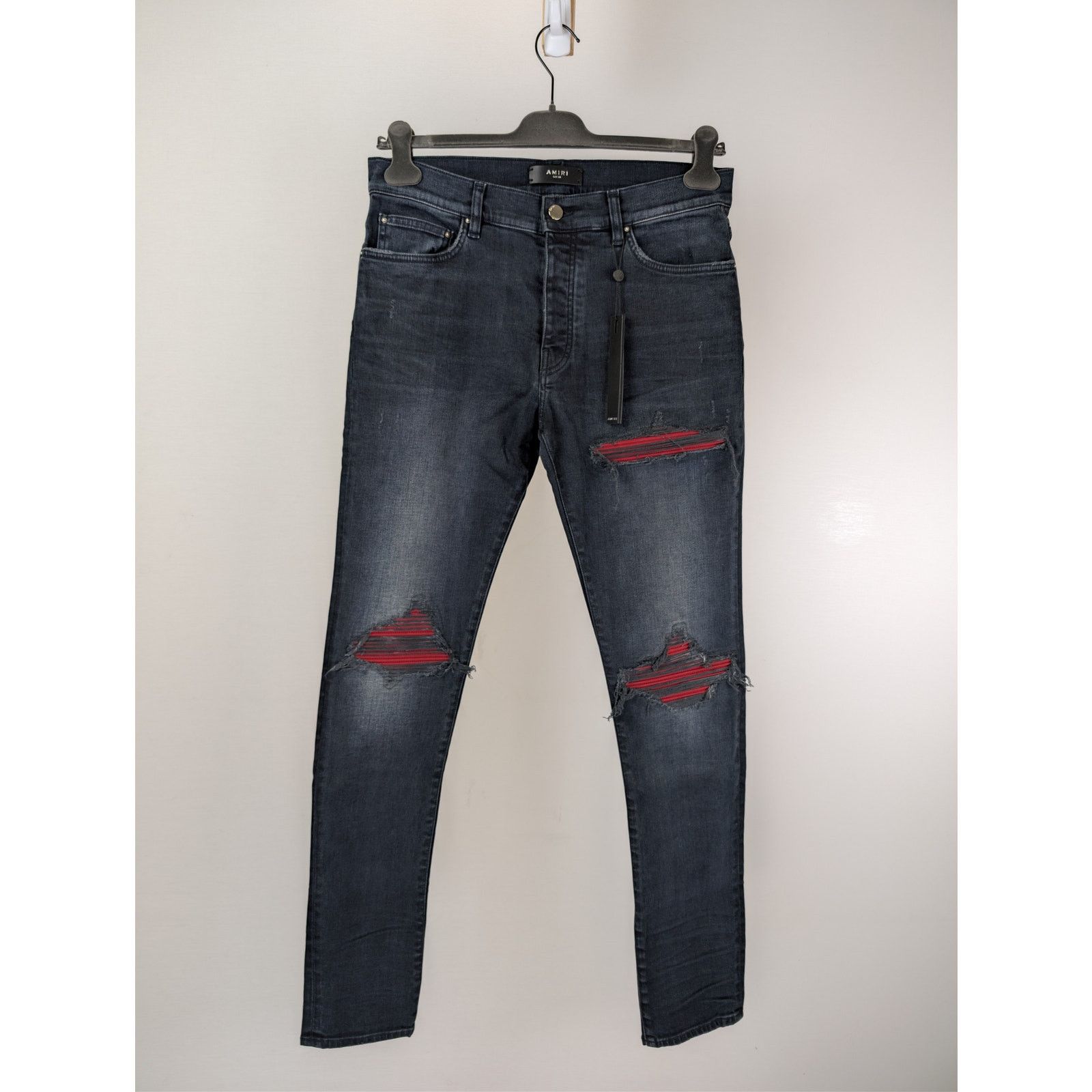 Amiri o1rshd1 Ultra Suede MX1 Denim Jean in Midnight Indigo Size US 36 / EU 52 - 9 Thumbnail