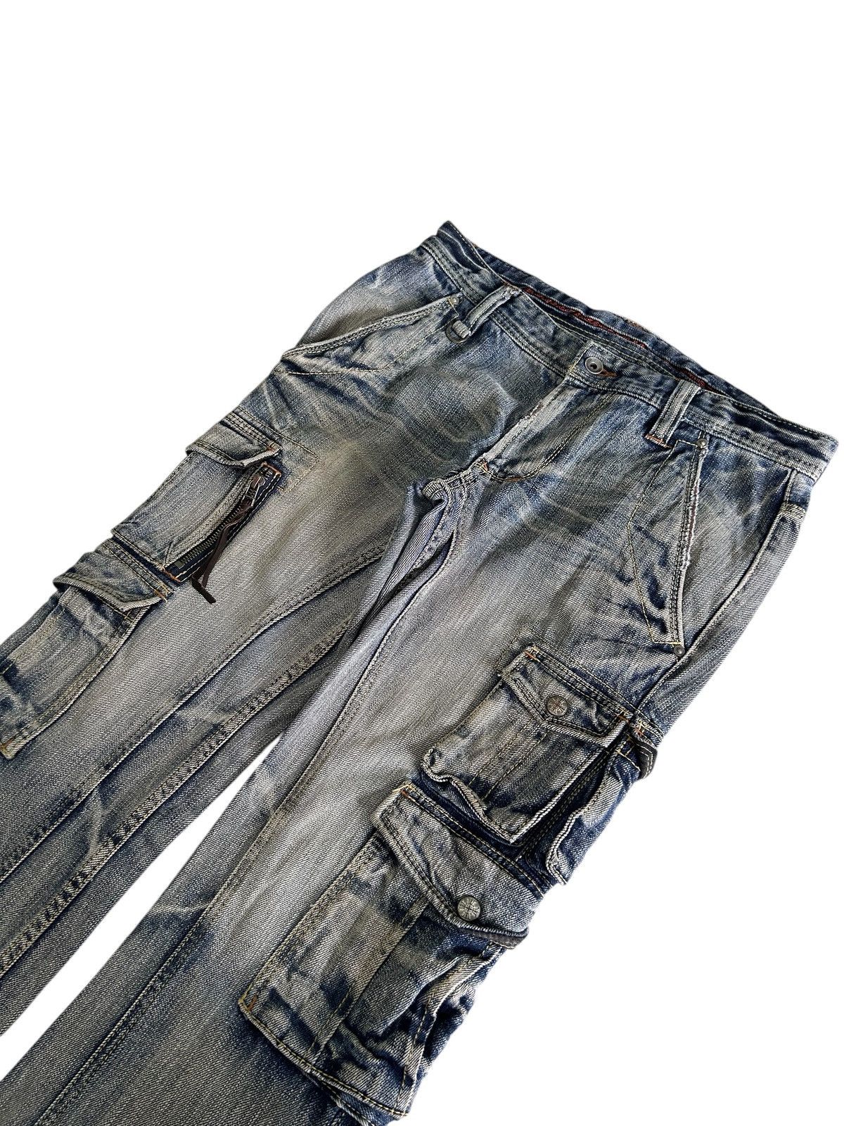 Nicole Club × Vintage NICOLE CLUB FOR MEN Japanese Pocket Utility Cargo Jeans Size US 30 / EU 46 - 6 Thumbnail