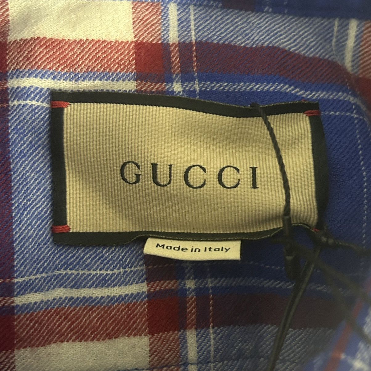 Gucci New Gucci X Pablo Delcielo Oversized Wool Flannel Size 46 Size US S / EU 44-46 / 1 - 7 Thumbnail