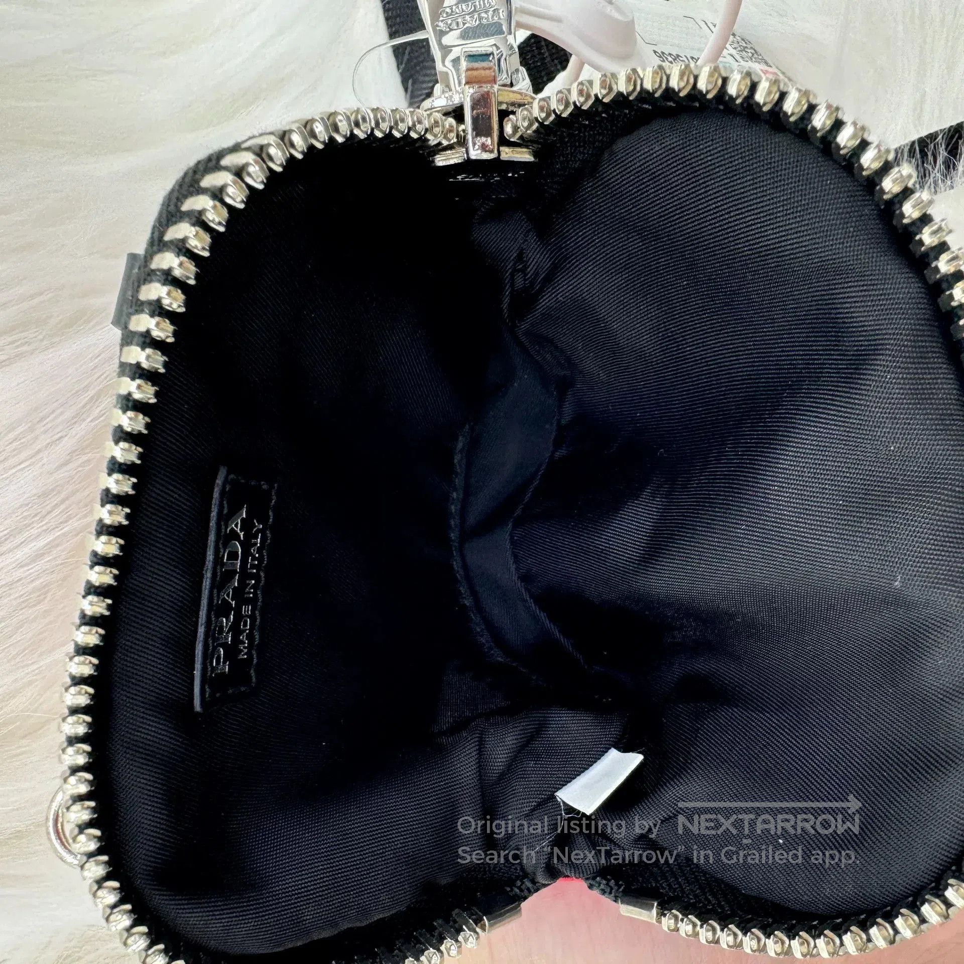Prada Prada Nylon Cargo Small Pouch with Lanyard. Size ONE SIZE - 7 Thumbnail