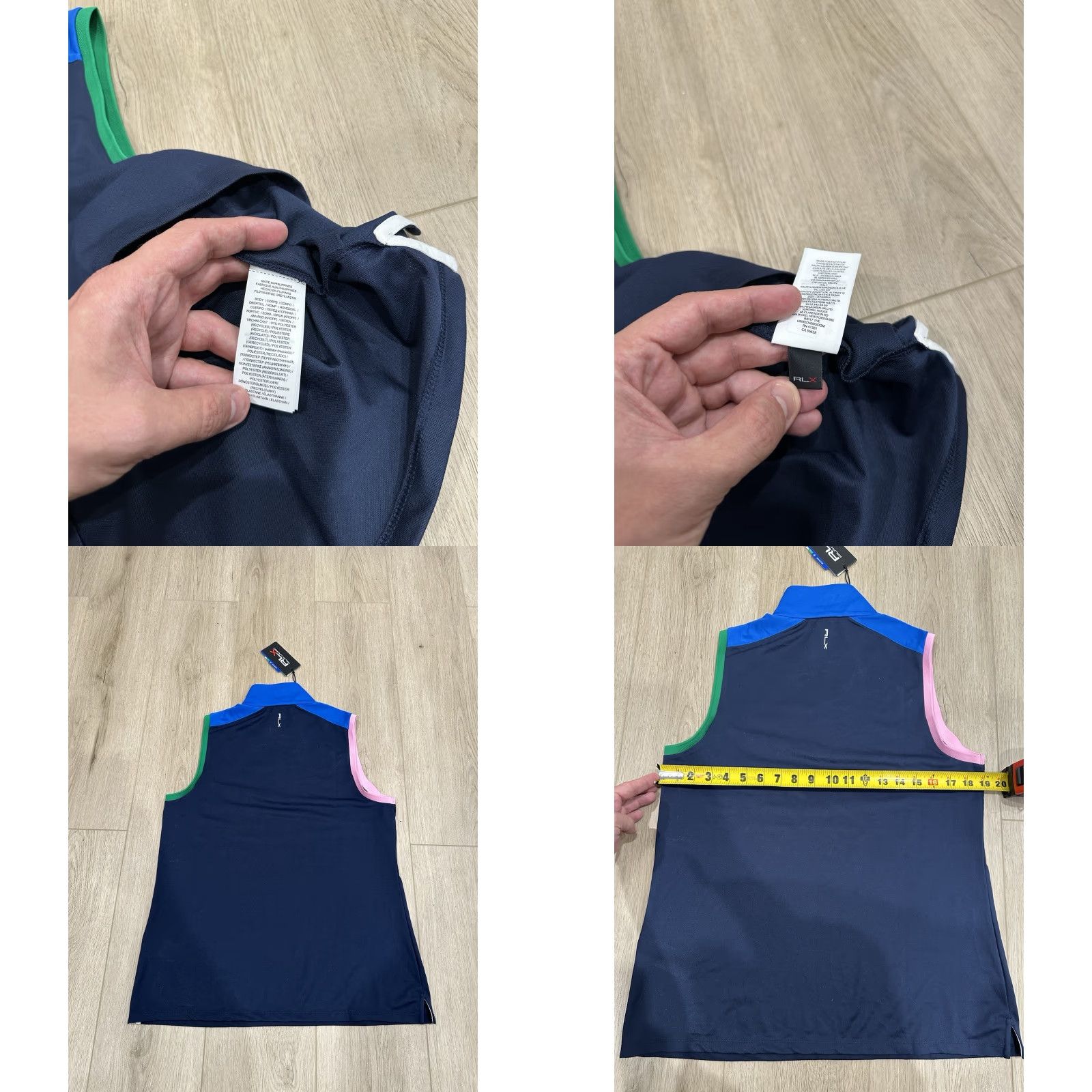 Ralph Lauren VINTAGE? No. RLX Ralph Lauren Air Tech 1/4 Zip Sleeveless Polo Top Vest Large Polo LACC Women Shirt Size L / US 10 / IT 46 - 8 Thumbnail