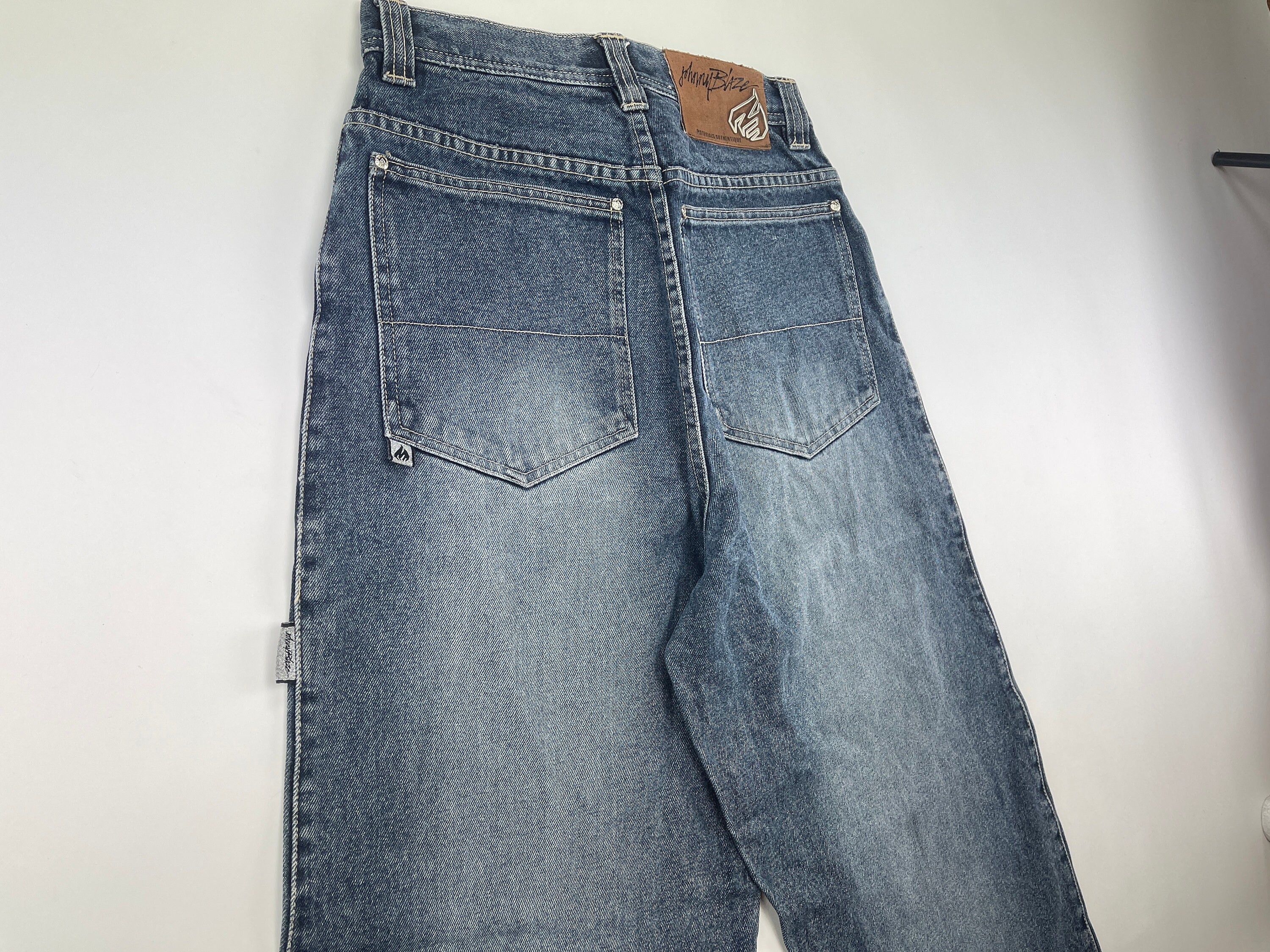 Wu-Tang Clan Johnny Blaze jeans vintage Wu Wear Wu Tang Clan 90s 1990s 28 Size US 28 / EU 44 - 3 Thumbnail