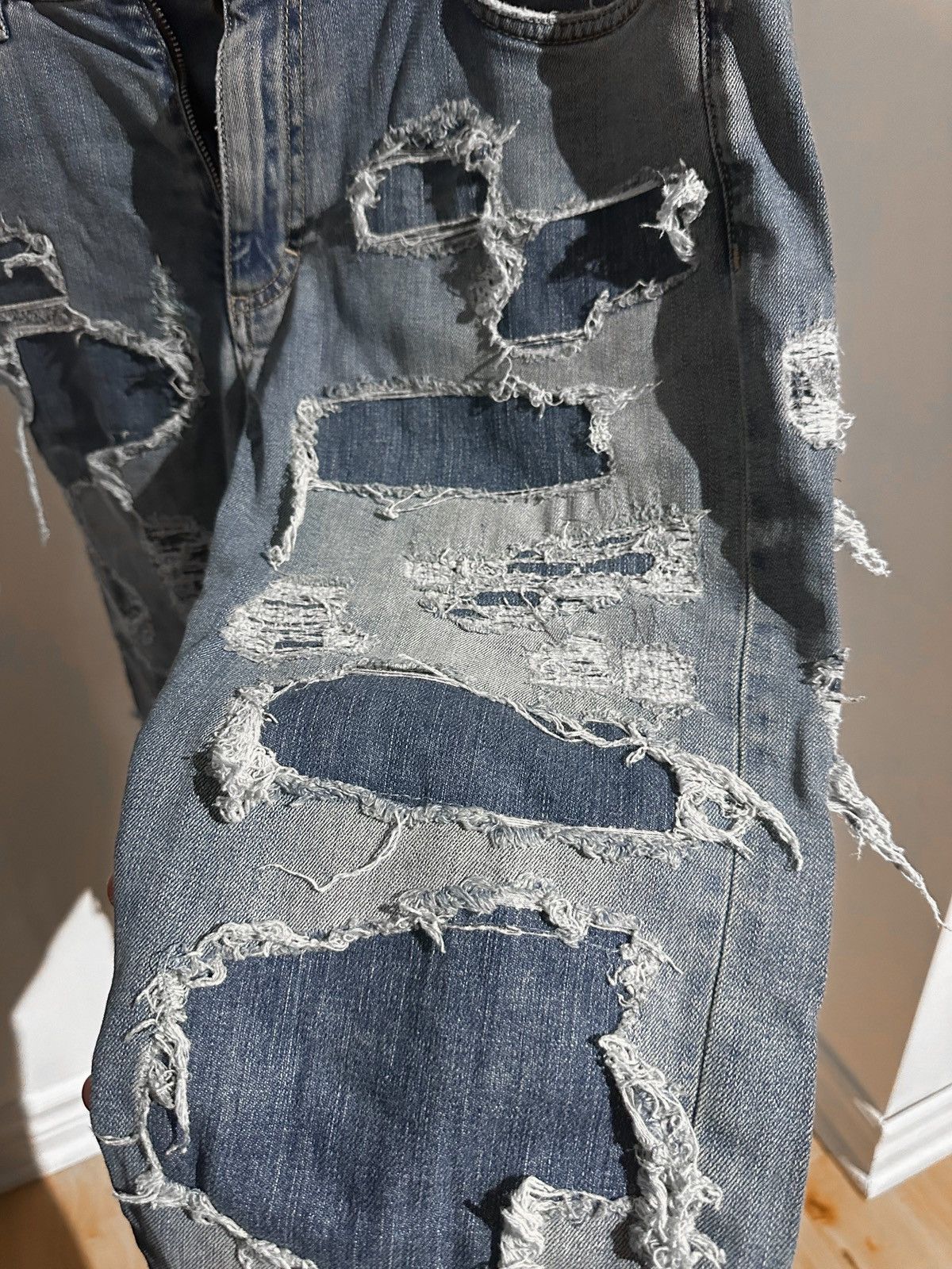 Represent Clo. REPRESENT Distressed Denim Pants Size US 32 / EU 48 - 4 Thumbnail