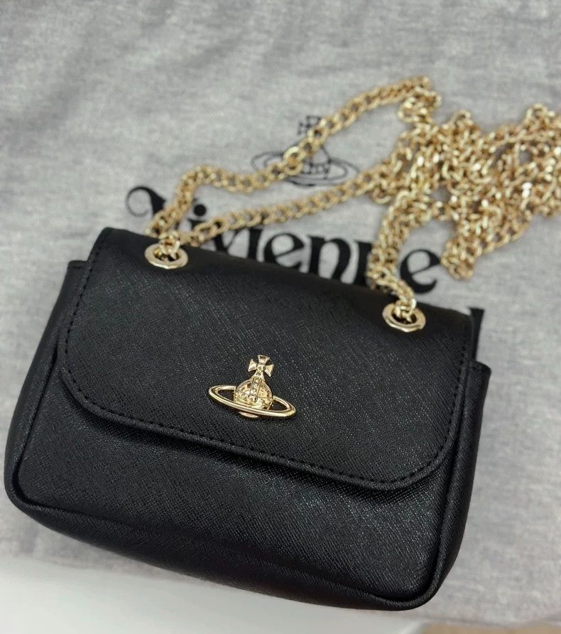 Vivienne Westwood Vivienne Westwood size os Earth Logo Snap-On Shoulder Bag w Size ONE SIZE - 8 Thumbnail