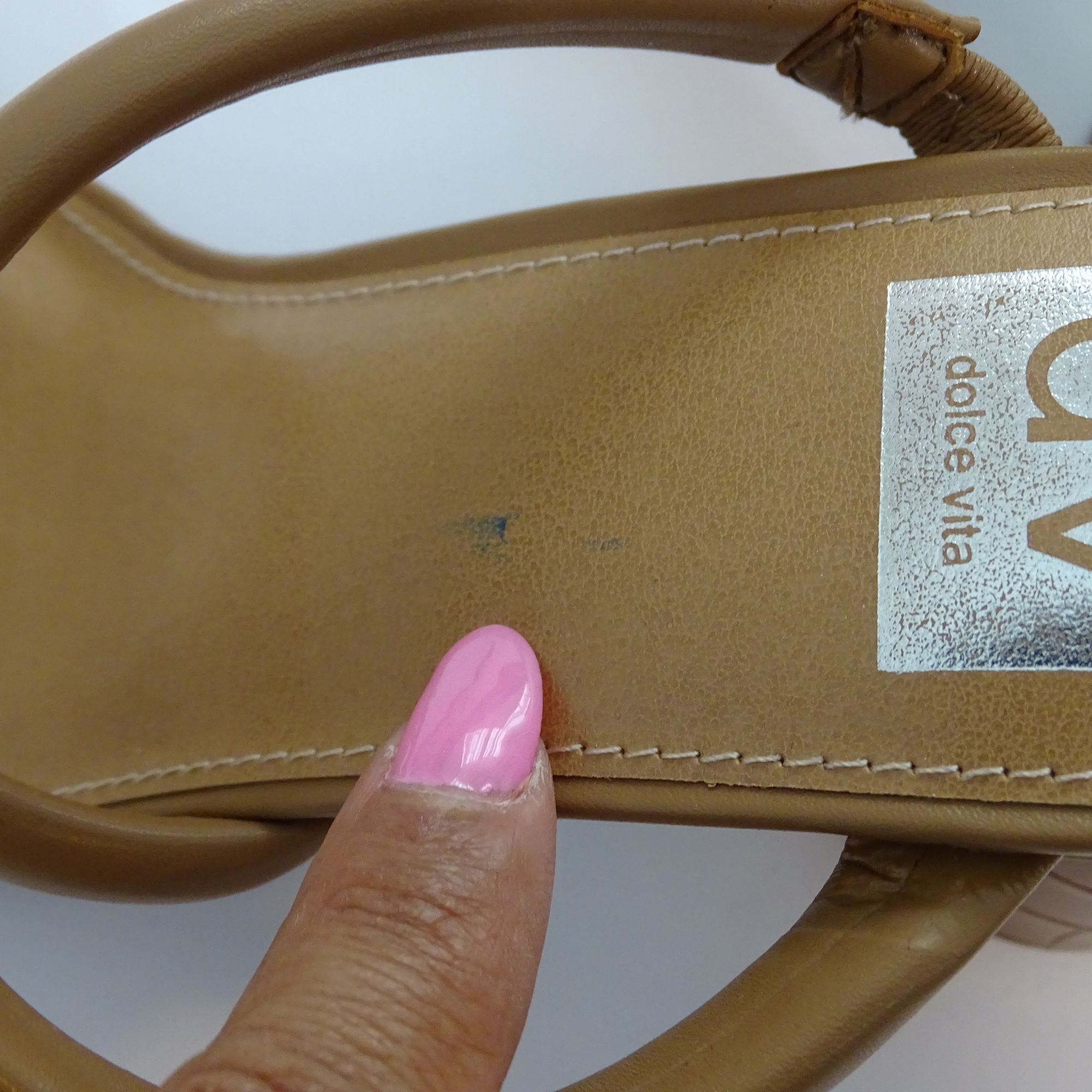Dolce Vita Dolce Vita Myla Block Heel Sandal Women Size 9 Tan Open Toe Size US 9 / IT 39 - 10 Thumbnail