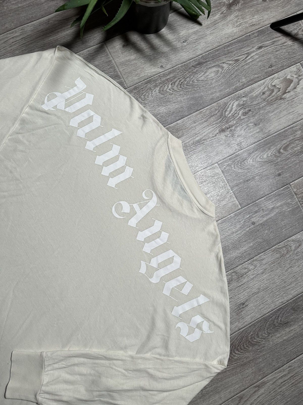 Palm Angels Palm Angels Oversized GD Classic Long Sleeve Tee Size US L / EU 52-54 / 3 - 3 Thumbnail