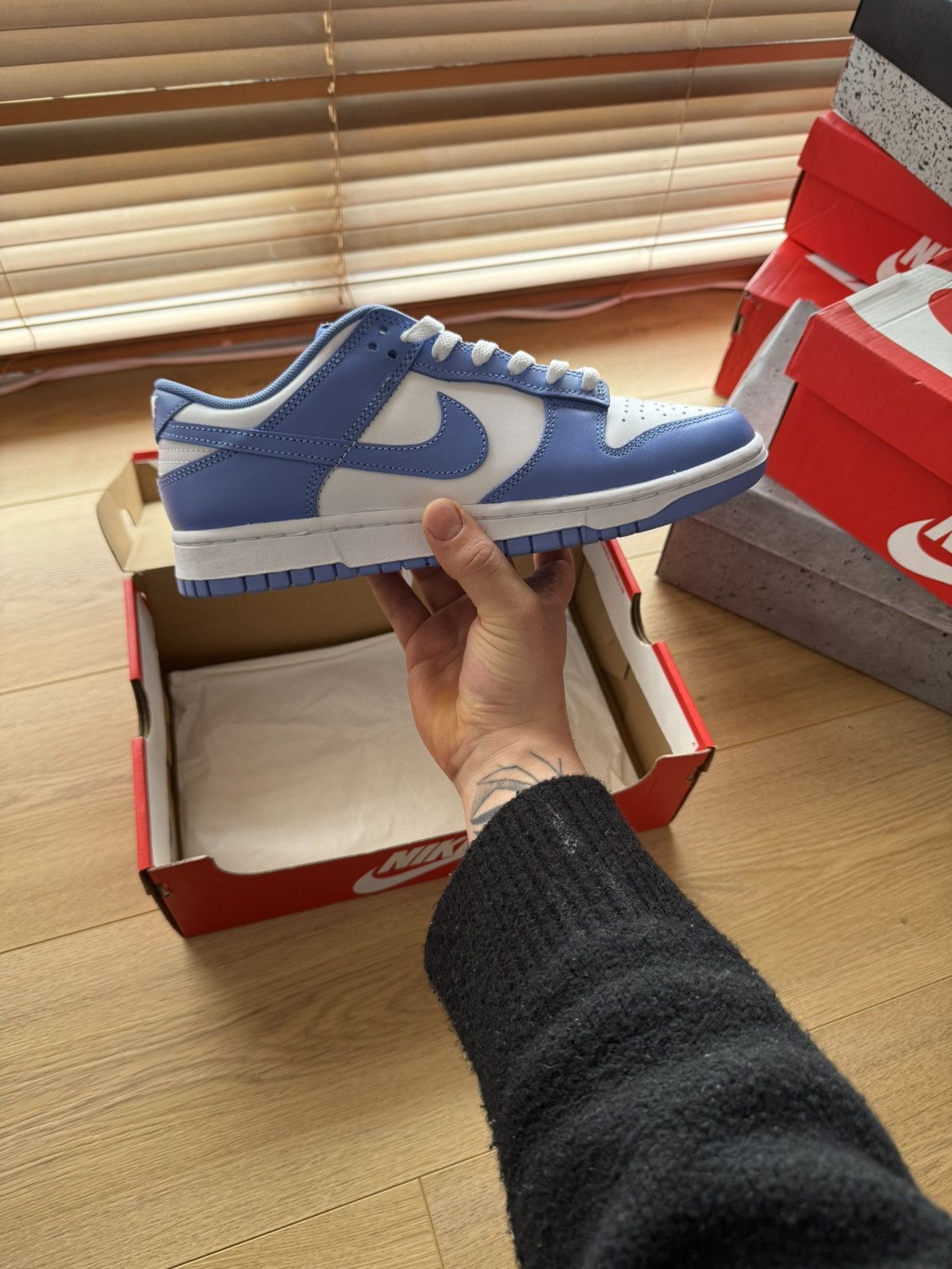 Nike Nike dunk university blue Size US 9 / EU 42 - 4 Thumbnail