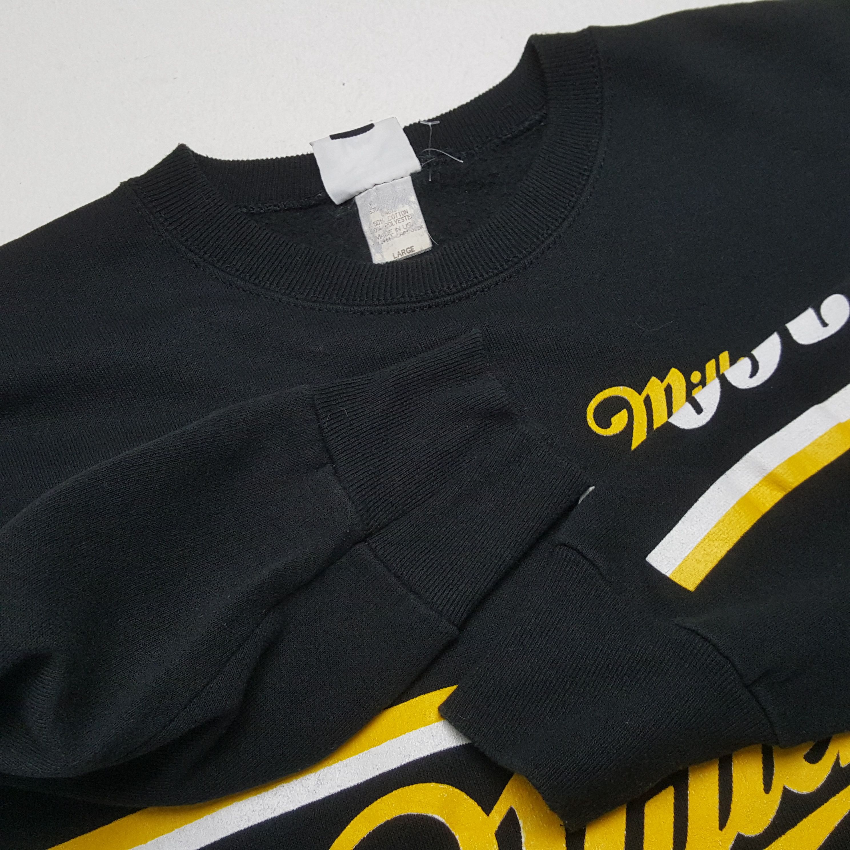 Lee × Vintage Vintage 90's Miller RUSTY WALLACE LEE Promo Sweatshirts Size US M / EU 48-50 / 2 - 8 Thumbnail