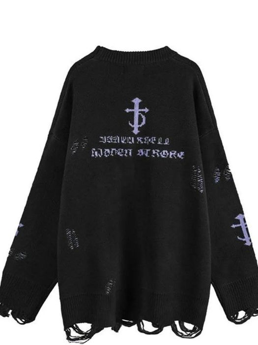 Vintage Blakc Vintage Pynk Y2k Gothic Sweater | Grailed