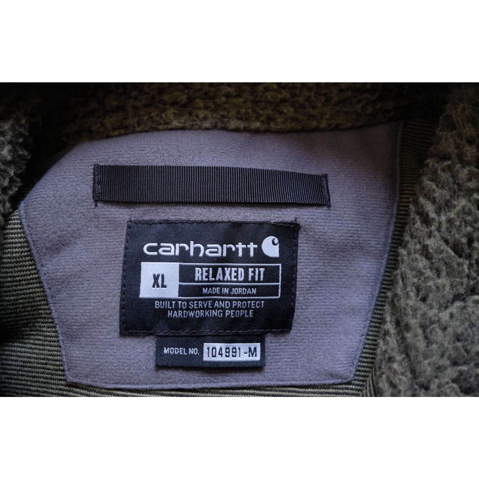 Carhartt VINTAGE Carhartt VTG Y2K RETRO WORKWEAR OUTDOOR FLEECE SHERPA SHIRT PULL OVER 2021 XL GREEN Mens Size US XL / EU 56 / 4 - 8 Thumbnail
