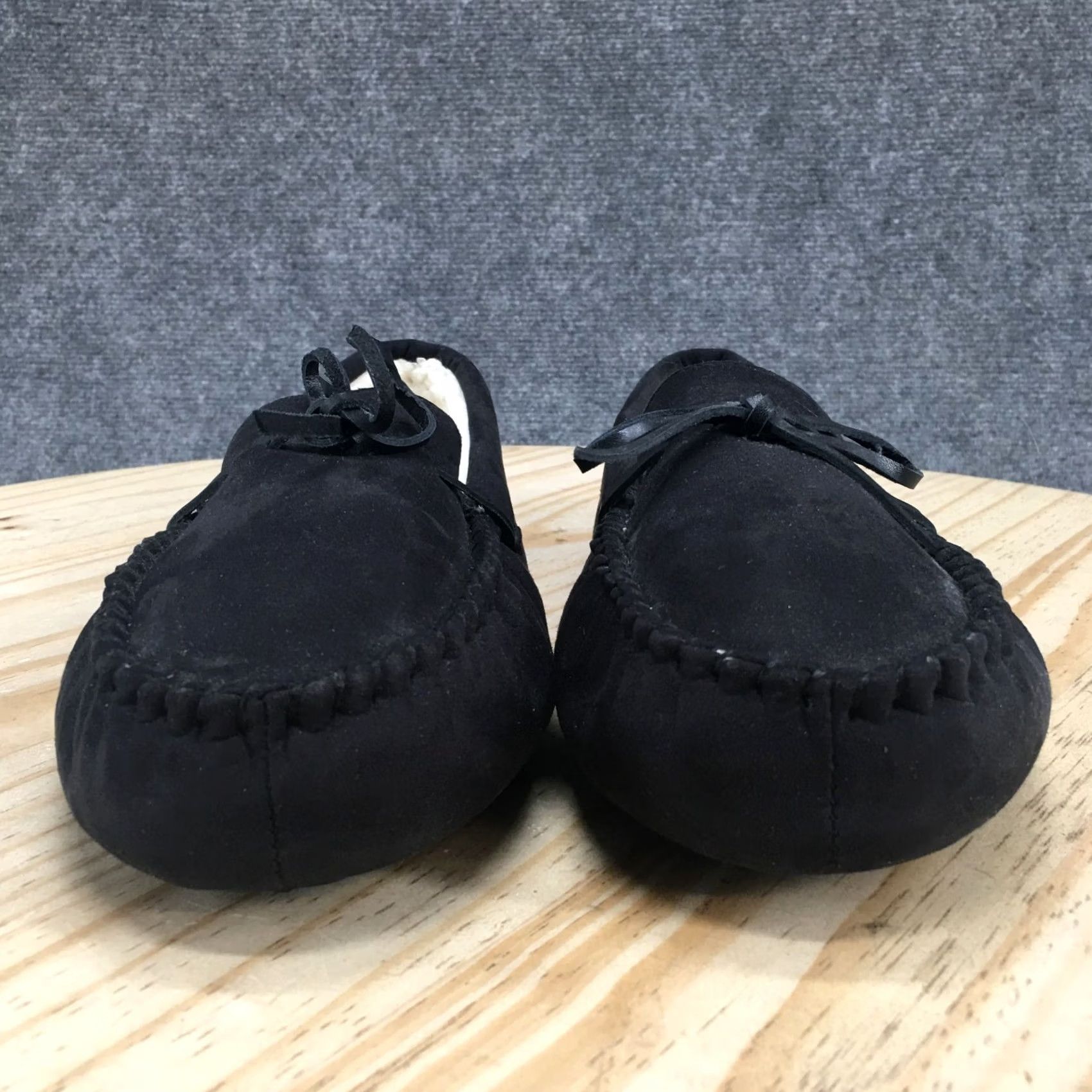Old Navy Old Navy Slippers Womens 10-11 Casual Slip On Lined Moccasins Flats Black Size US 10 / IT 40 - 7 Thumbnail