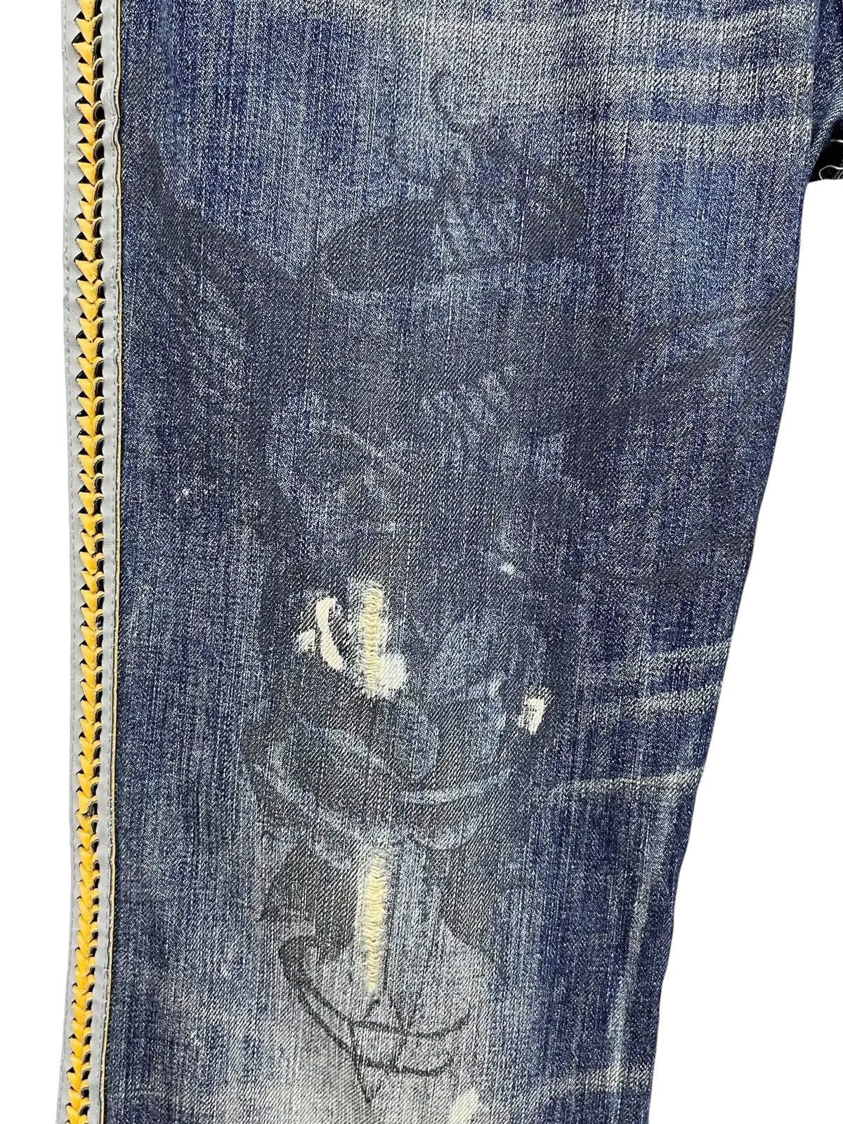 Parasuco PUNK FLARE🔥PARASUCO DENIM LEGEND Distressed Tribal Jeans💥 Size US 33 - 8 Thumbnail