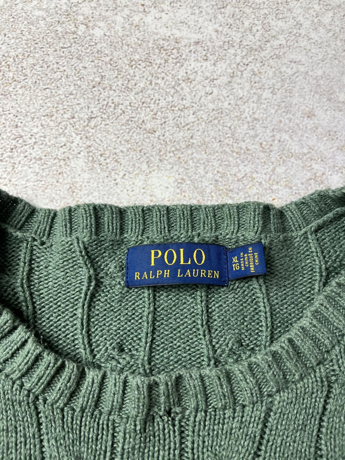Polo Ralph Lauren DDP Polo Ralph Lauren Cable-Knit Sweater Small Logo Size US XL / EU 56 / 4 - 7 Thumbnail