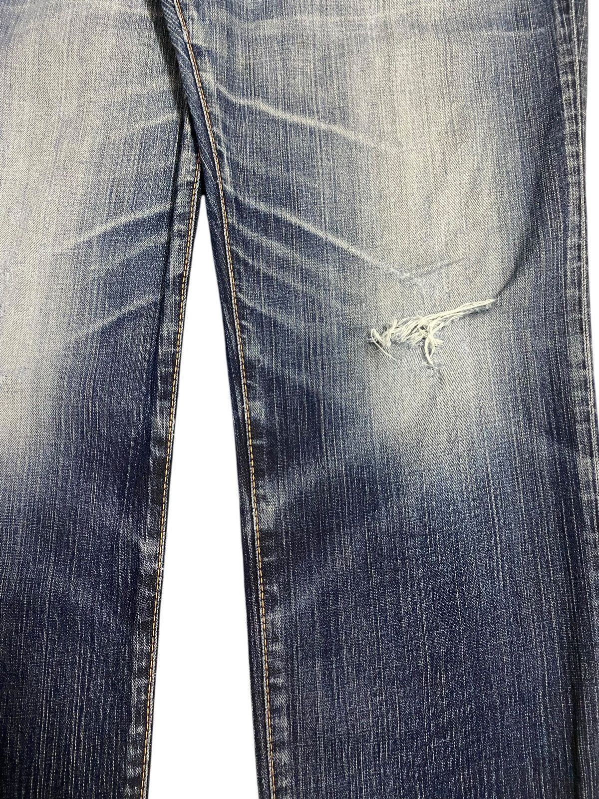 Edwin Vintage JapaneseBrands Edwin 504 Distressed Loose Jeans Size US 39 - 10 Thumbnail