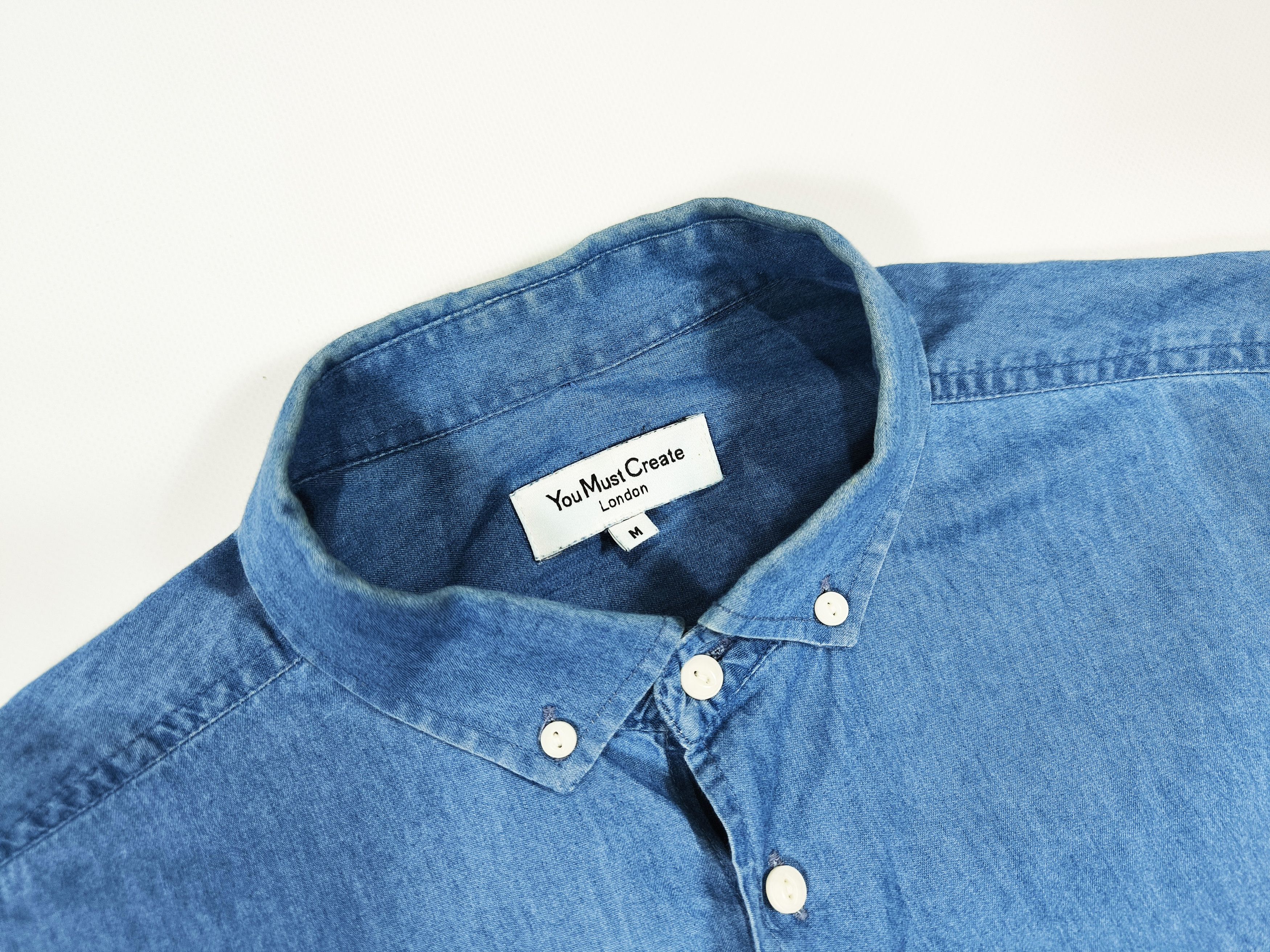 YMC You Must Create YMC Light Denim Shirt Size M Size US M / EU 48-50 / 2 - 4 Thumbnail