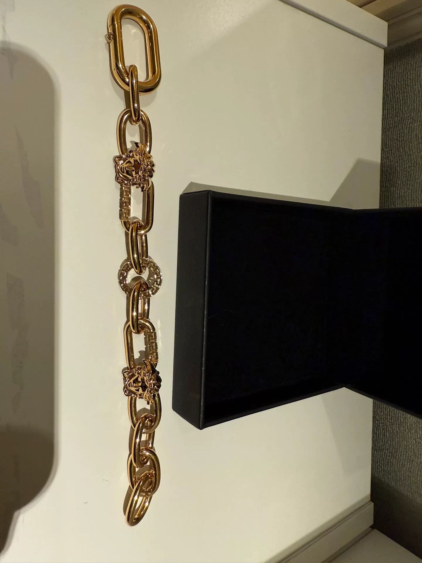 Versace Versace Gold-Plated Medusa Bracelet Size ONE SIZE - 7 Thumbnail