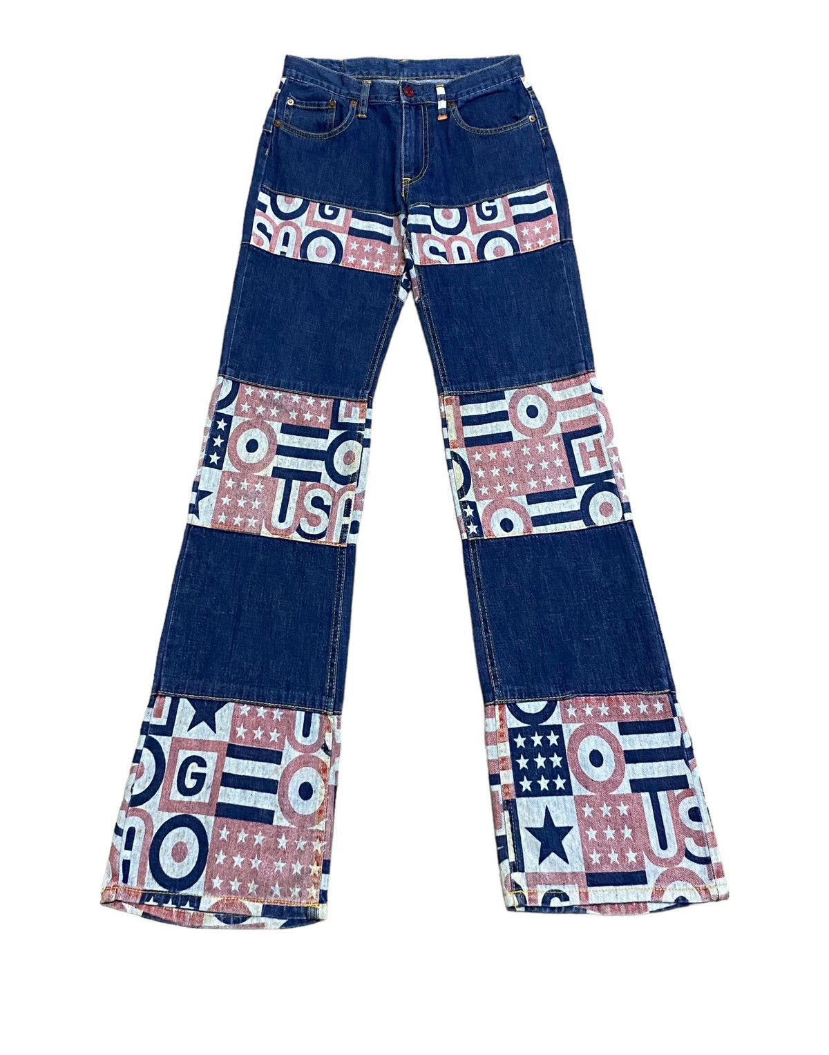Hysteric Glamour Rare Design Vintage Brand Hysteric Glamour Hagi Jeans 1990s Size US 28 / EU 44 - 1 Thumbnail
