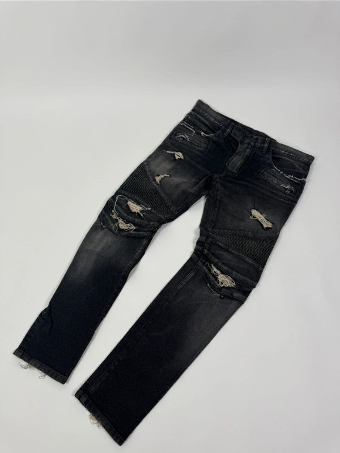 Balmain biker jeans