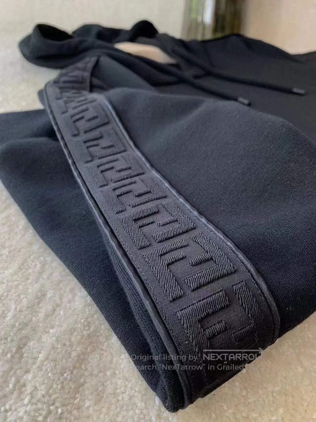 Fendi Fendi Black Logo Hoodie Sweatshirt XS. Size XS / US 0-2 / IT 36-38 - 5 Thumbnail