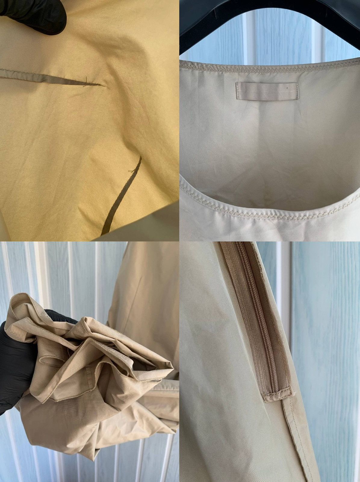 Prada Prada Beige Polyester Zip Pleated Sleeveless Fit Flare Dress Size S / US 4 / IT 40 - 23 Thumbnail