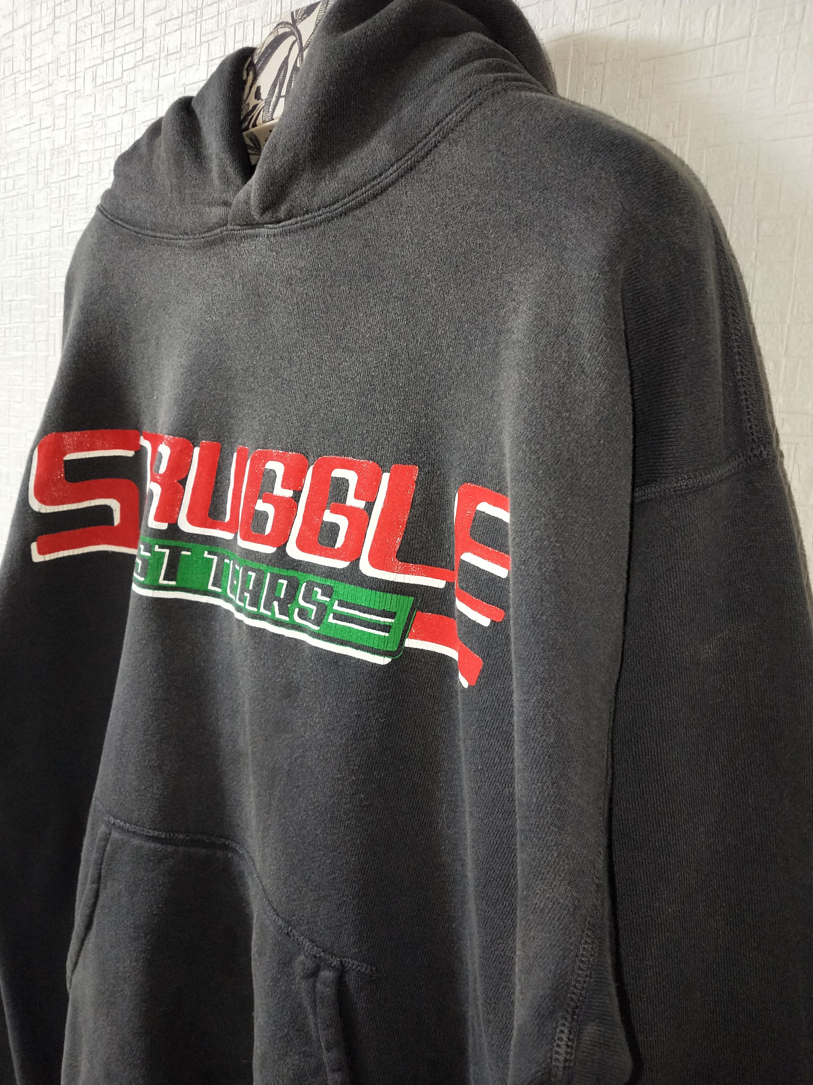 DENIM TEARS × Saint Michael Struggle Hoodie Size US M / EU 48-50 / 2 - 3 Thumbnail