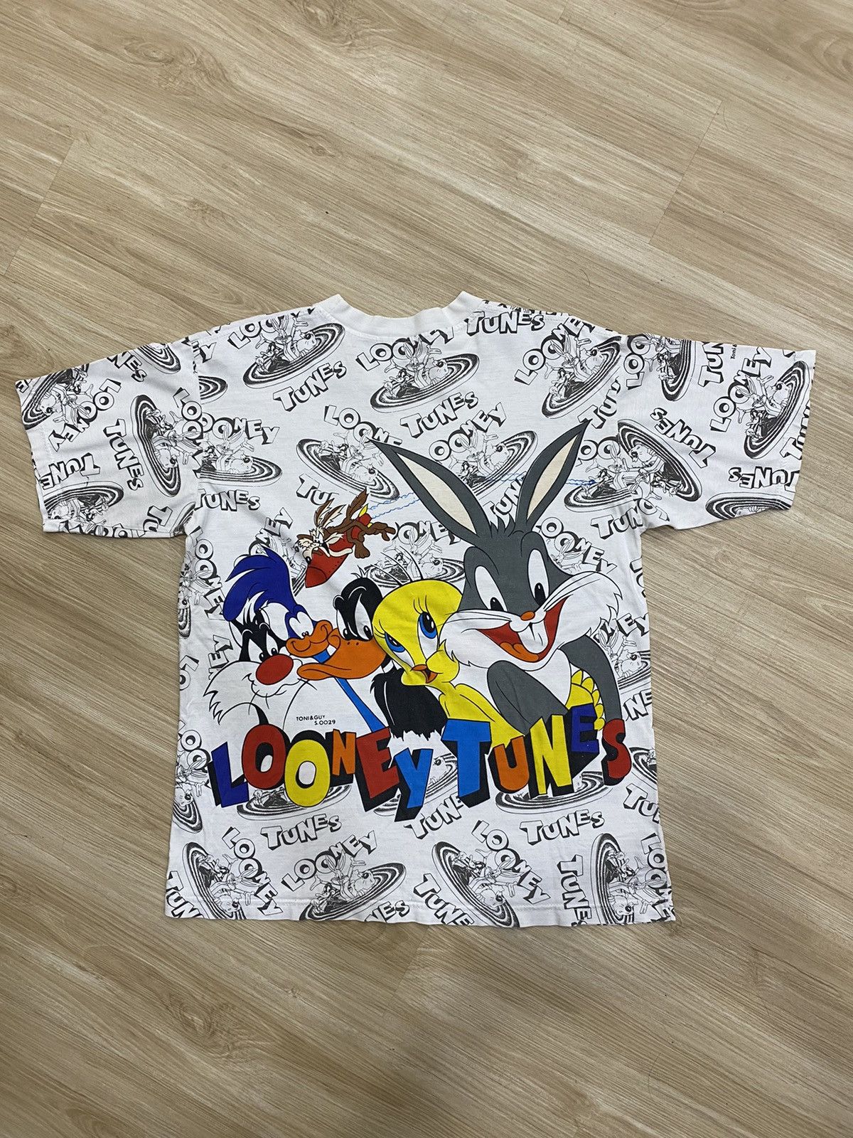 Vintage × Warner Bros AOP Tony & Guy Looney Tunes Size US L / EU 52-54 / 3 - 2 Thumbnail