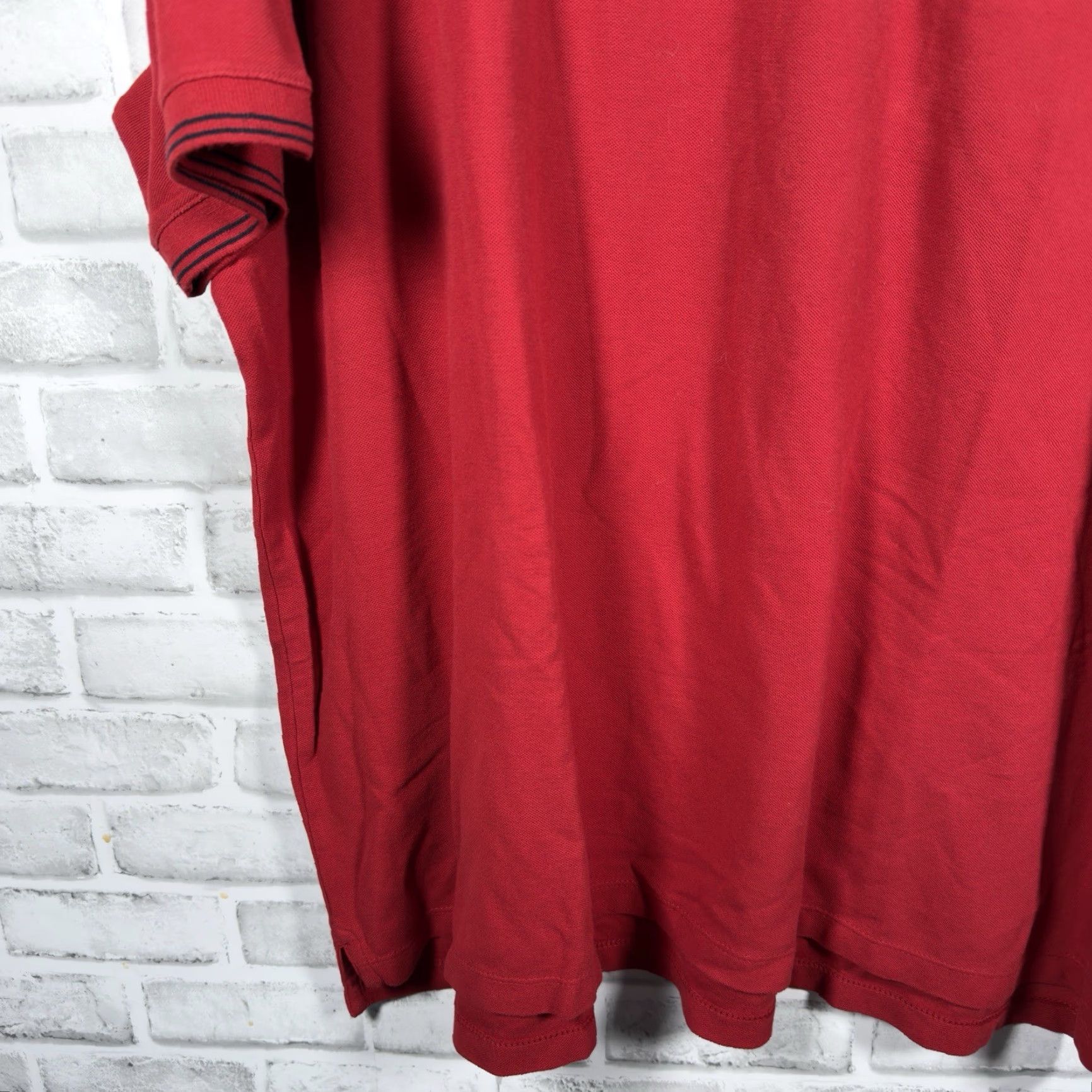 Roundtree & Yorke VINTAGE Roundtree & Yorke Polo Shirt Mens 3XLT Pima Cotton Red Casual Big & Tall Size US XXL / EU 58 / 5 - 3 Thumbnail