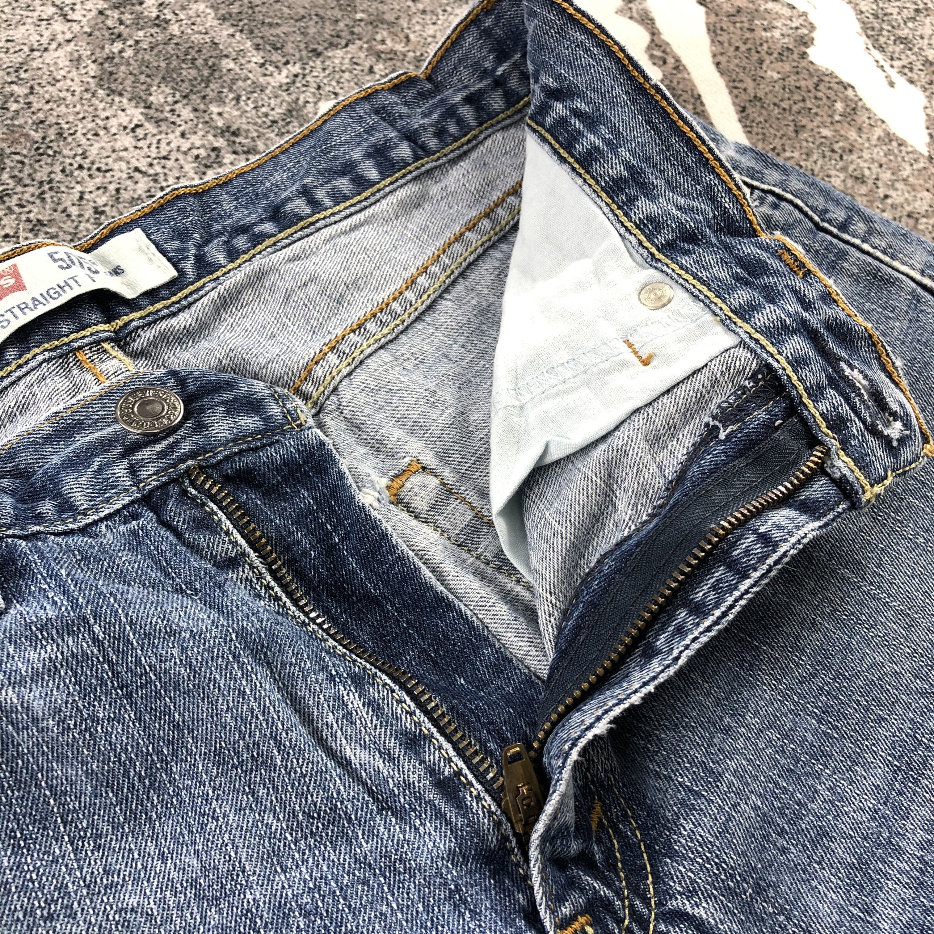 Levi's Vintage Levis 505 Jeans Faded Blue Denim KJ868 Size US 32 / EU 48 - 10 Thumbnail