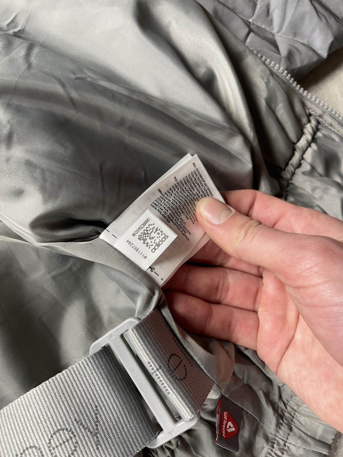 Adidas × Stella McCartney Adidas Stella McCartney Reflective Quilted Jacket Gray Size M / US 6-8 / IT 42-44 - 20 Thumbnail