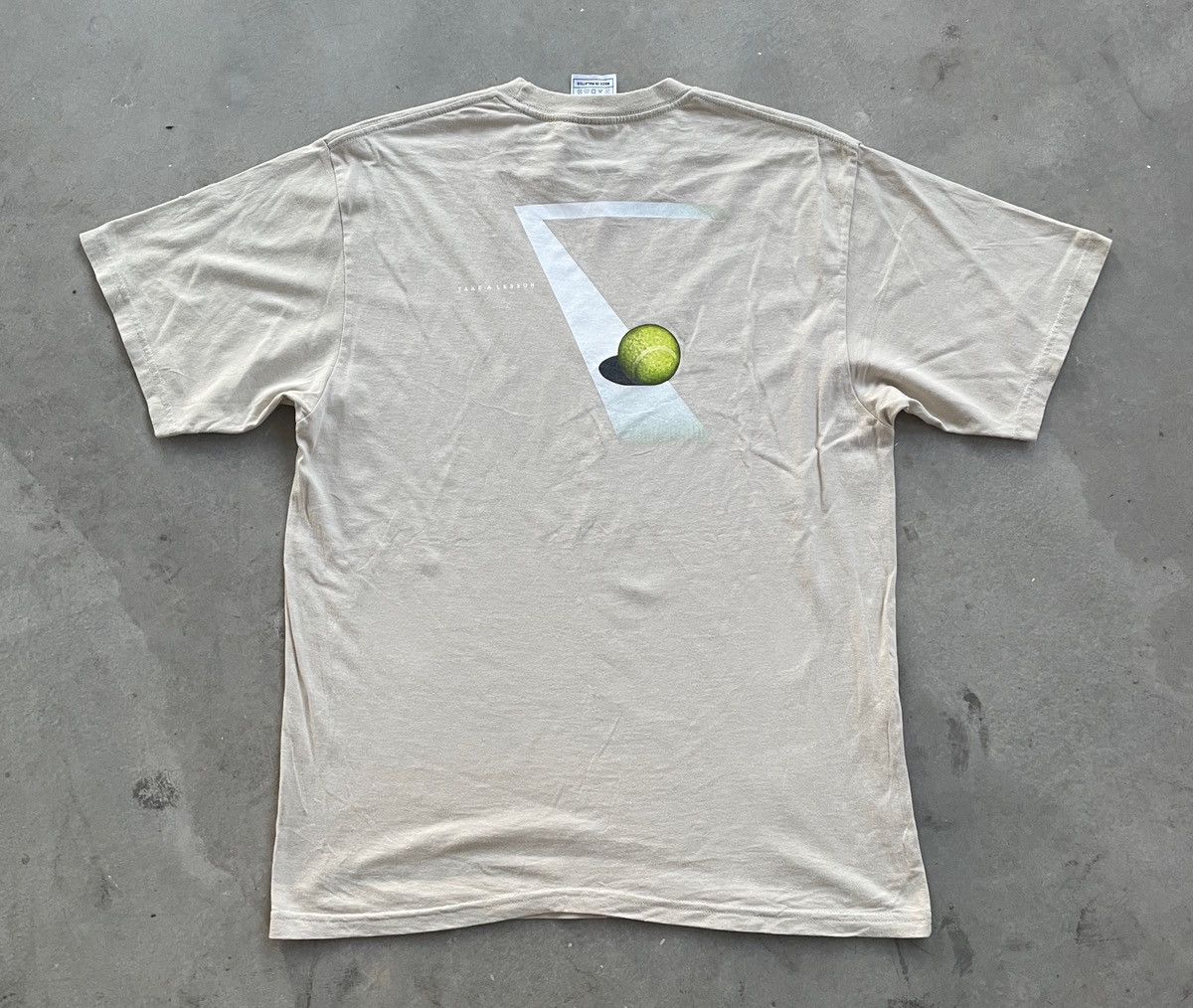Nike × Vintage VINTAGE NIKE COURT TAKE A LESSON TEE Size US M / EU 48-50 / 2 - 1 Thumbnail