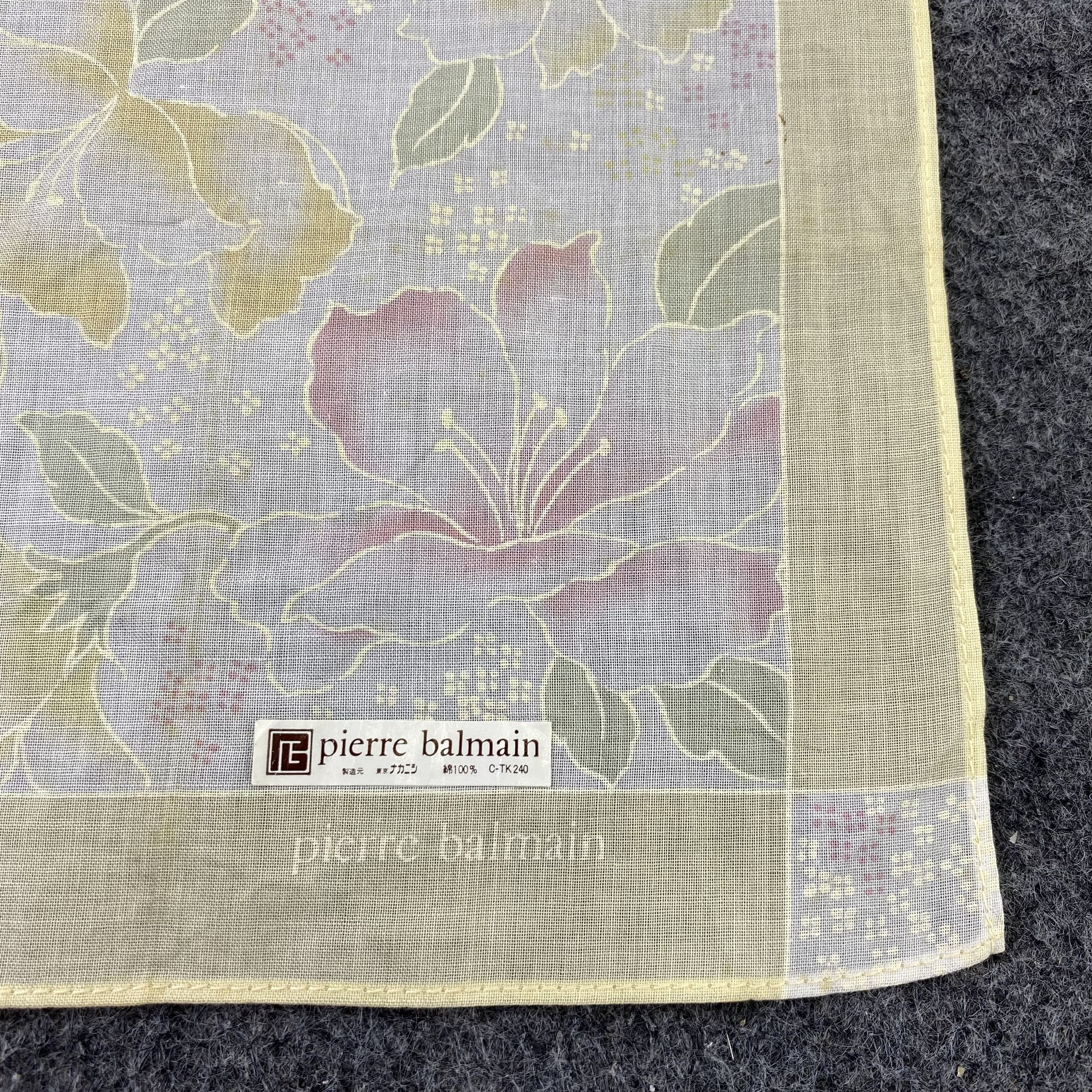 Pierre Balmain Pierre Balmain Handkerchief / Bandana / Neckerchief-B487 Size ONE SIZE - 5 Thumbnail