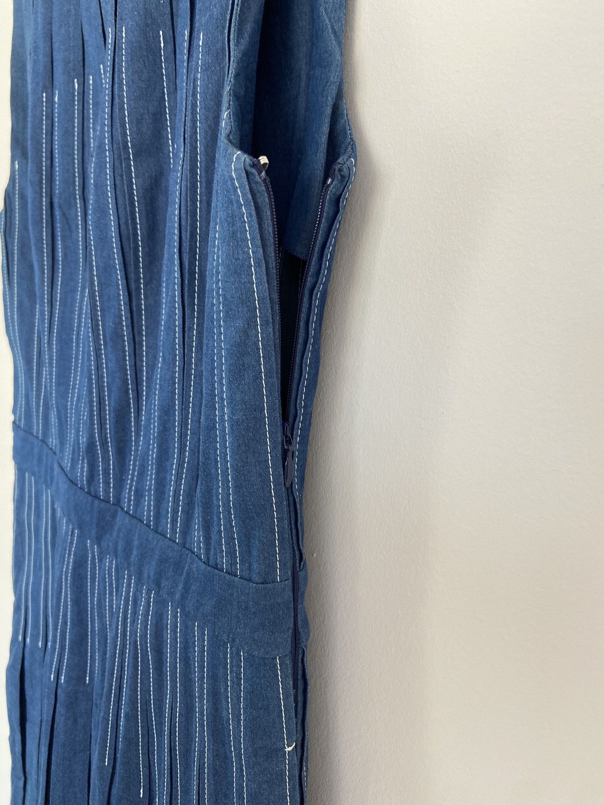 Loro Piana Loro Piana Blue Denim Dress Size M / US 6-8 / IT 42-44 - 4 Thumbnail