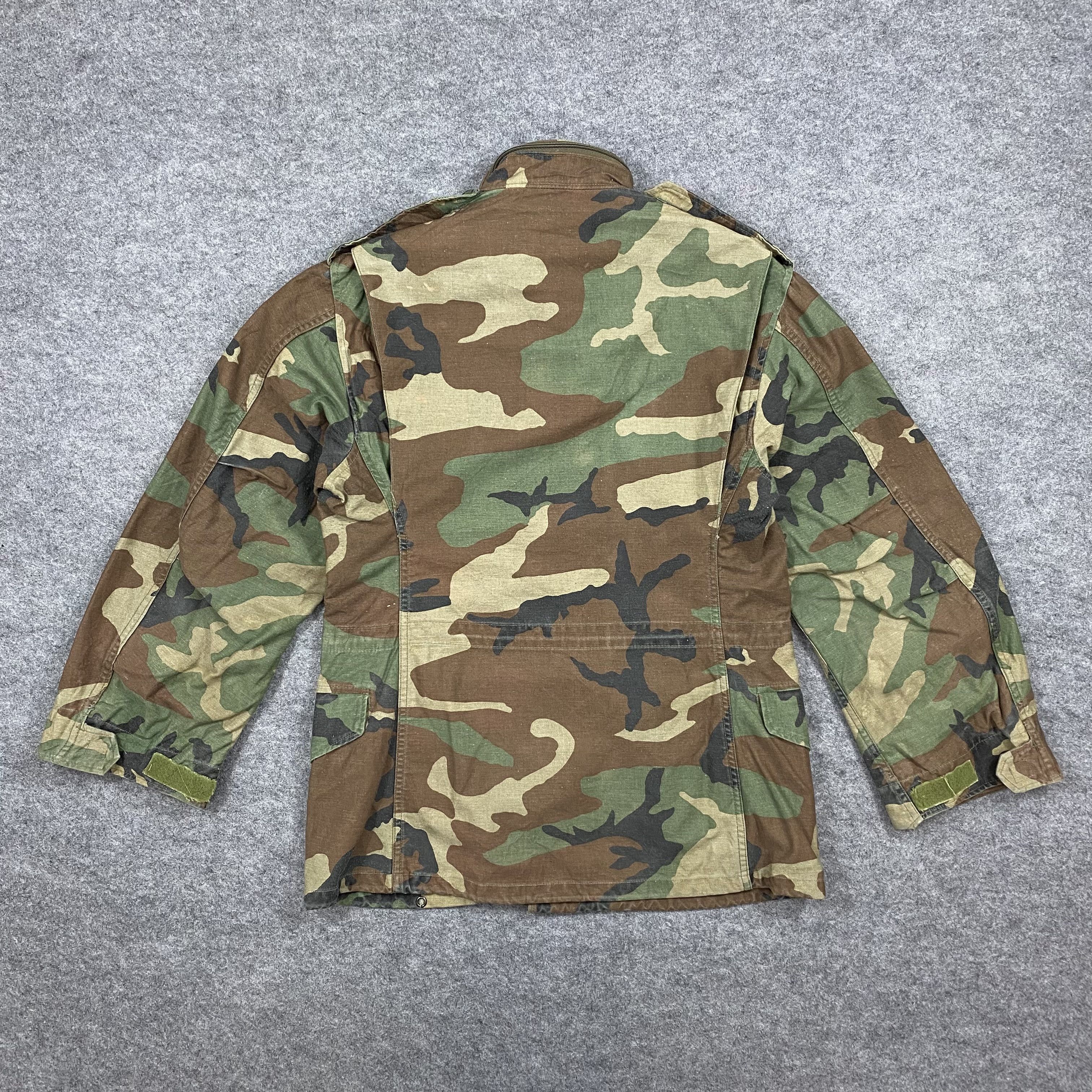 Vintage Vintage 1991 US Army M-65 Field Jacket Woodland Camo-J666 Size US M / EU 48-50 / 2 - 2 Thumbnail