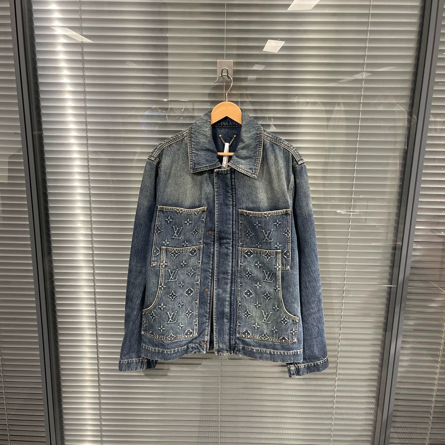 Louis Vuitton LV Lumberjack All-over Print Denim Jacket 48 New Size US M / EU 48-50 / 2 - 1 Thumbnail