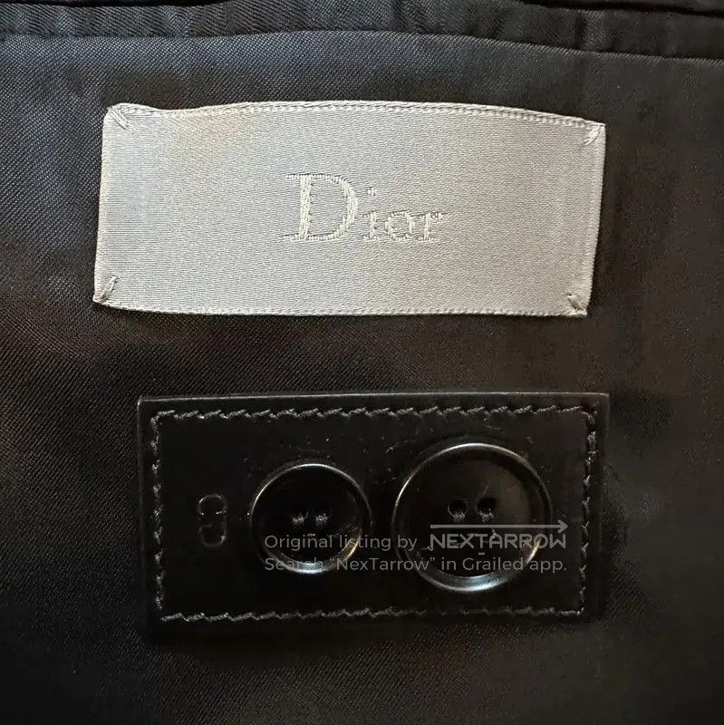 Dior Dior Black Wool Embroidered Long Sleeve Coat . Size US S / EU 44-46 / 1 - 6 Thumbnail