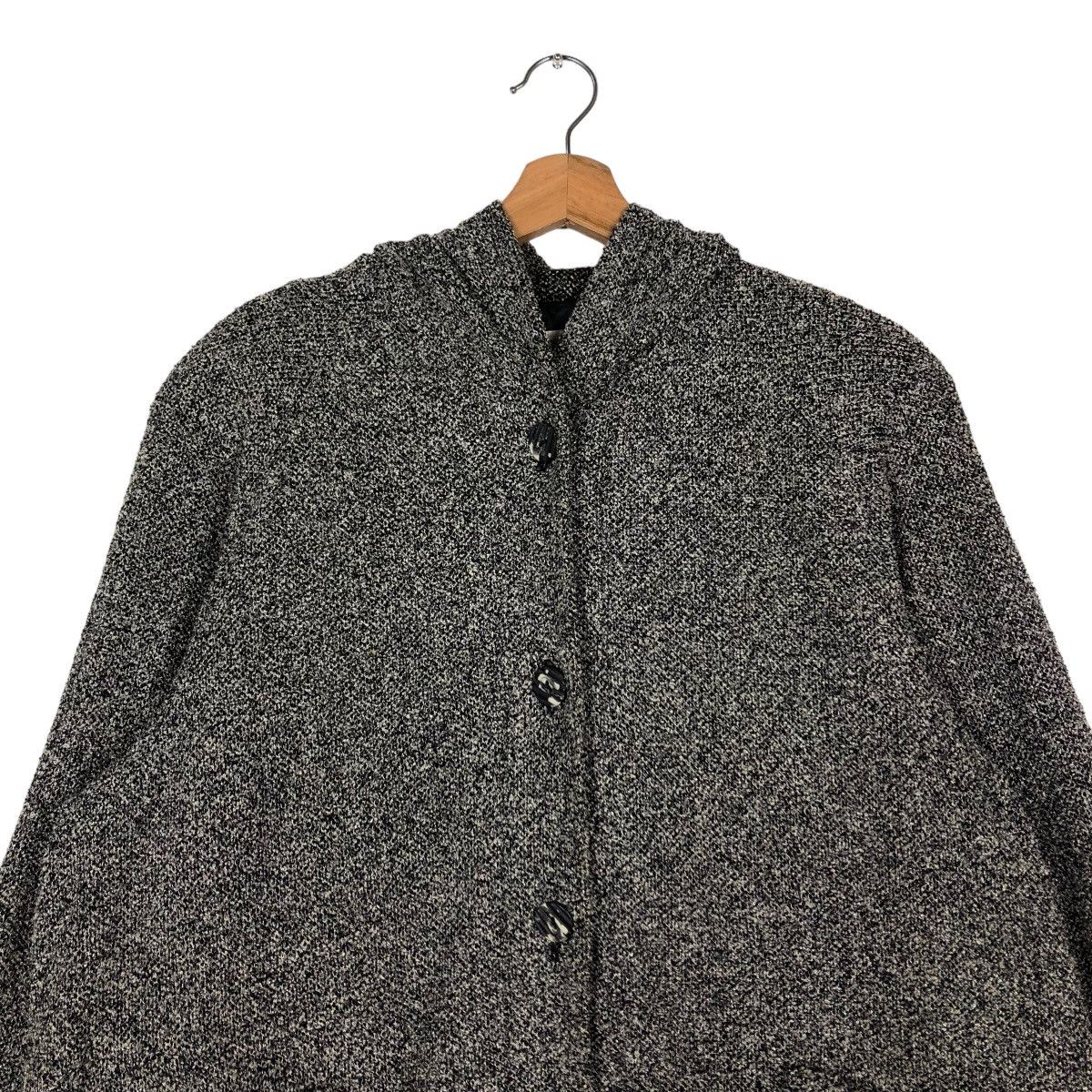 Japanese Brand 🔥RICH GREY LONG JACKET WOOL VOW TOKYO ISSEY MIYAKE Size US L / EU 52-54 / 3 - 3 Thumbnail