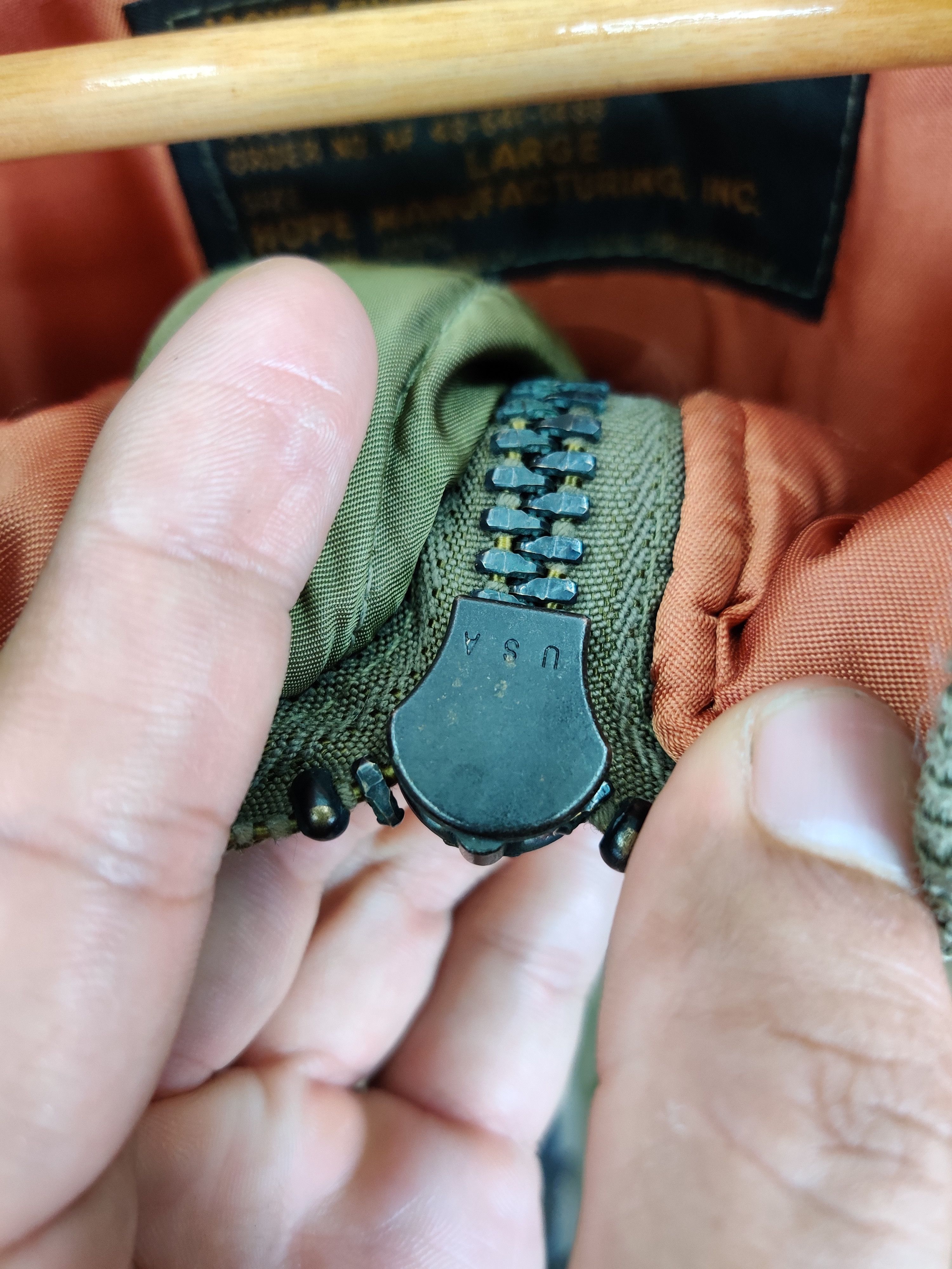 Hope Vintage 90s Hope MFG US Air Force Ma-1 Bomber Flight Jacket Size US L / EU 52-54 / 3 - 11 Thumbnail