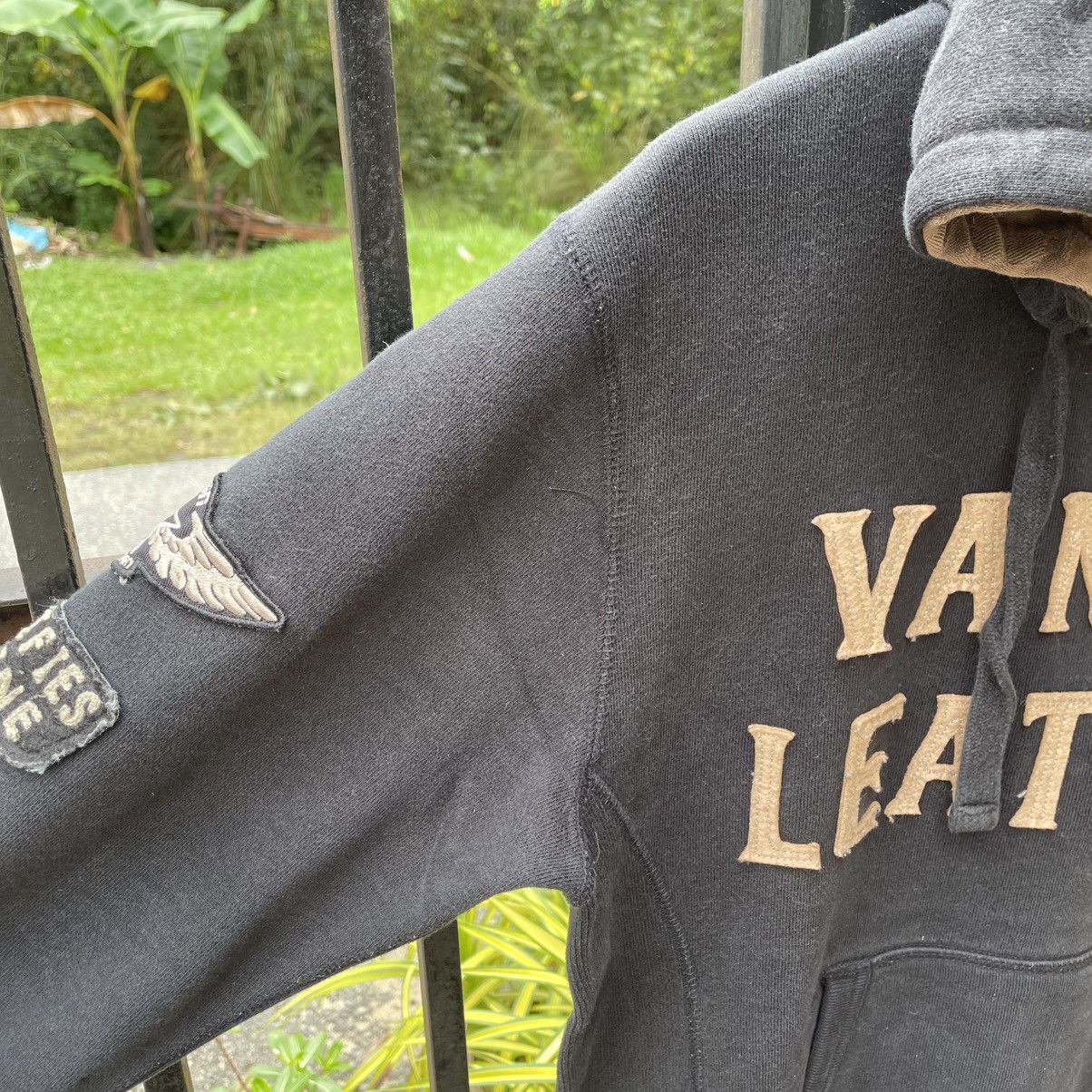 Vanson Leathers 🔥Vintage Vanson Leather Sick Big Spellout Pullover Hoodie Size US S / EU 44-46 / 1 - 12 Thumbnail