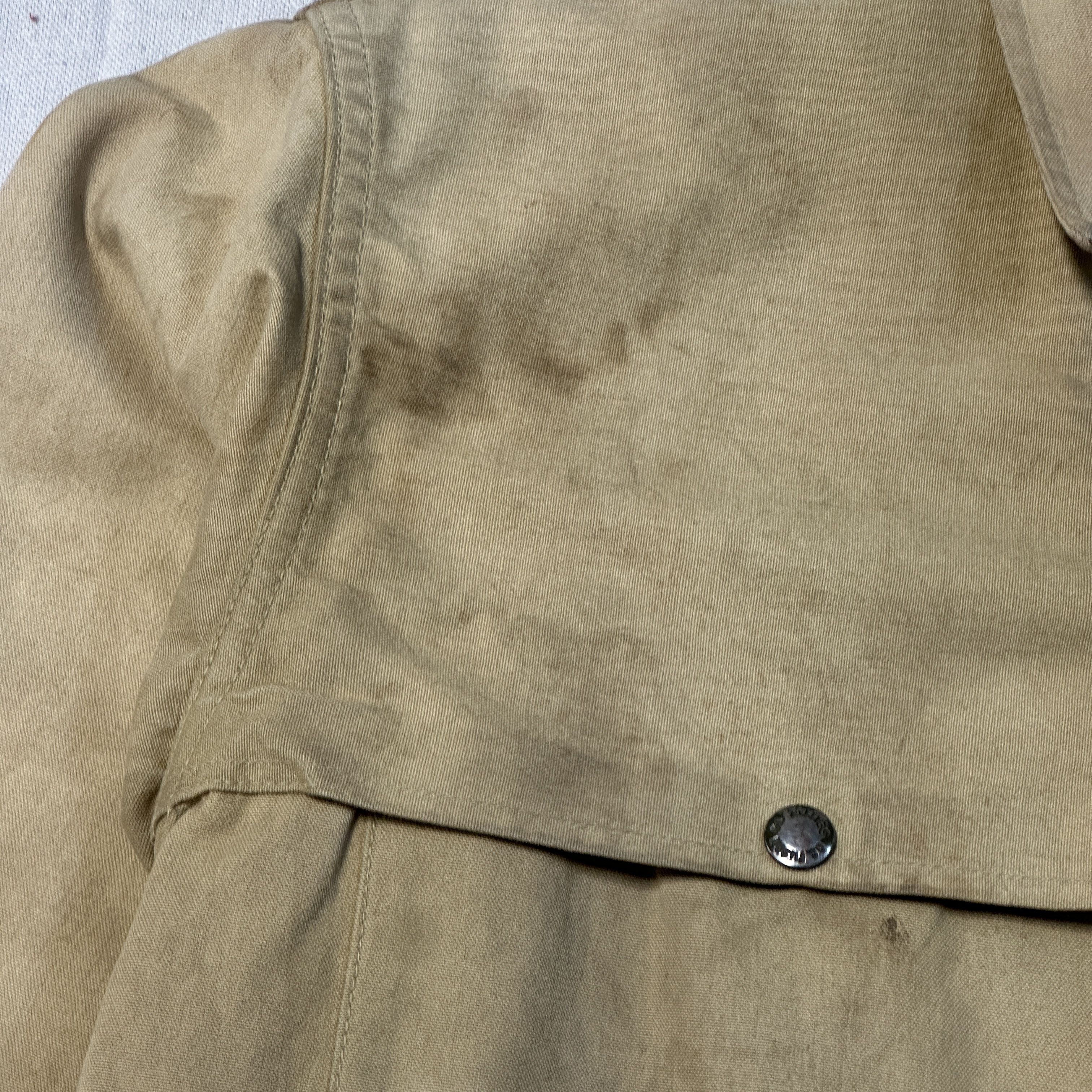 Filson Vintage Filson Tan Canvas Work Jacket Size Large 60s Hunting Cruiser Mackinaw Size US L / EU 52-54 / 3 - 5 Thumbnail